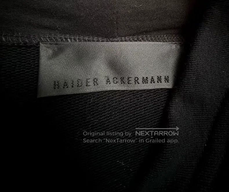 Haider Ackermann Haider Ackermann Black Hooded Sweatshirt with Star Embroid Size US XS / EU 42 / 0 - 2 Thumbnail