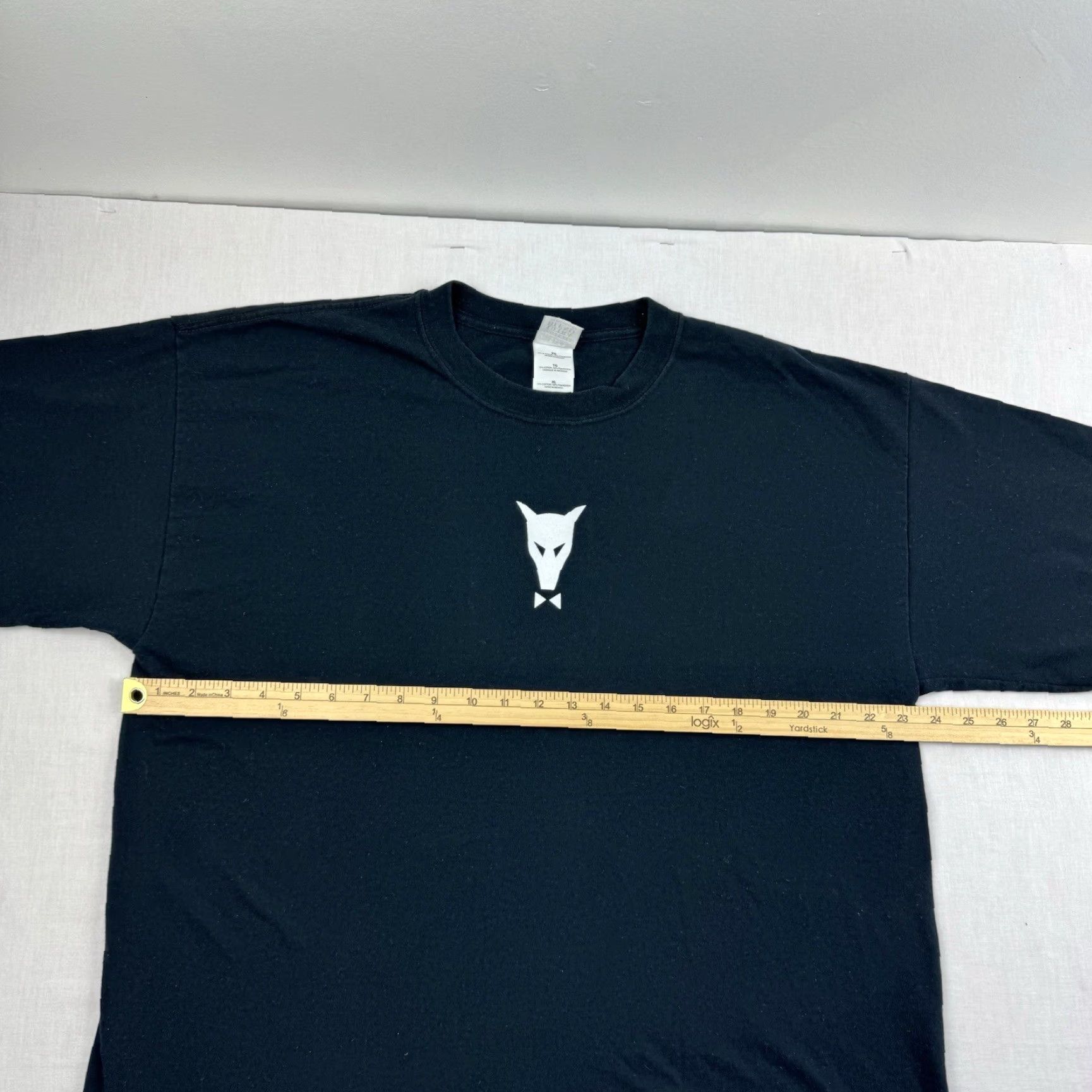 Gildan Vintage Wolfman Productions Shirt Adult XL Black Y2K Grunge American Size US XL / EU 56 / 4 - 7 Thumbnail