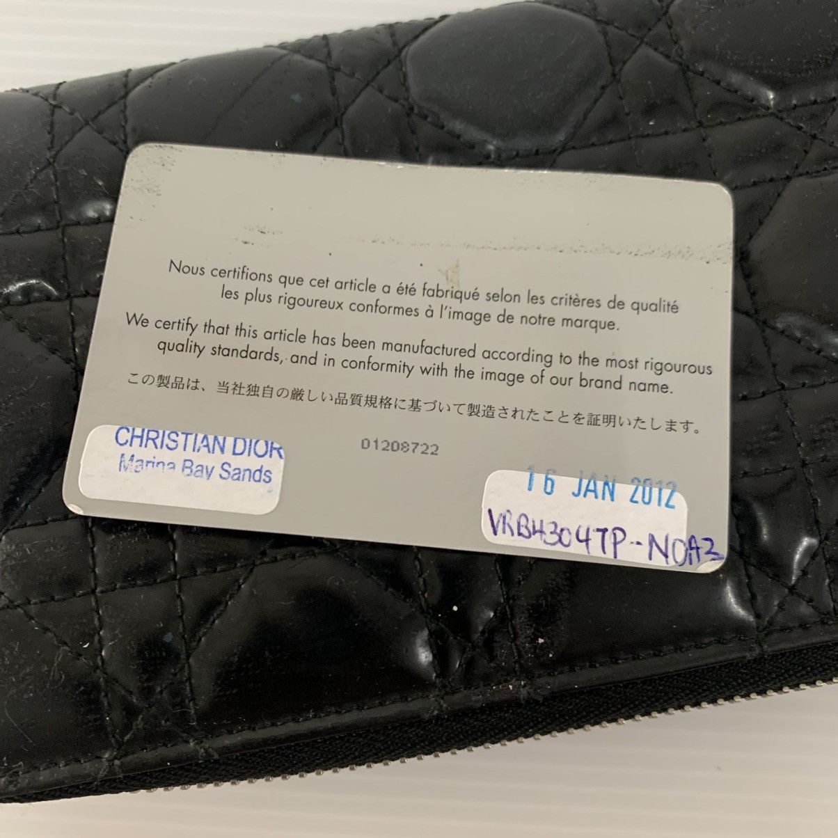 Dior Christian Dior Black Long Wallet Size ONE SIZE - 15 Thumbnail