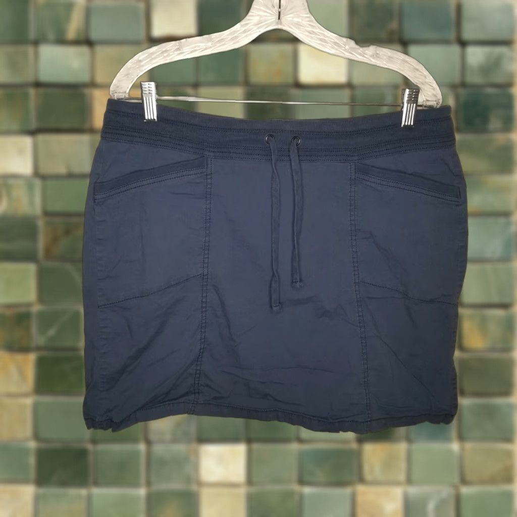 Greats VINTAGE? No. Use: Great Northwest Indigo Swim Skirt - Women - Size 12 - Blue - Short Cargo Style Size 34" / US 12 / IT 48 - 1 Thumbnail