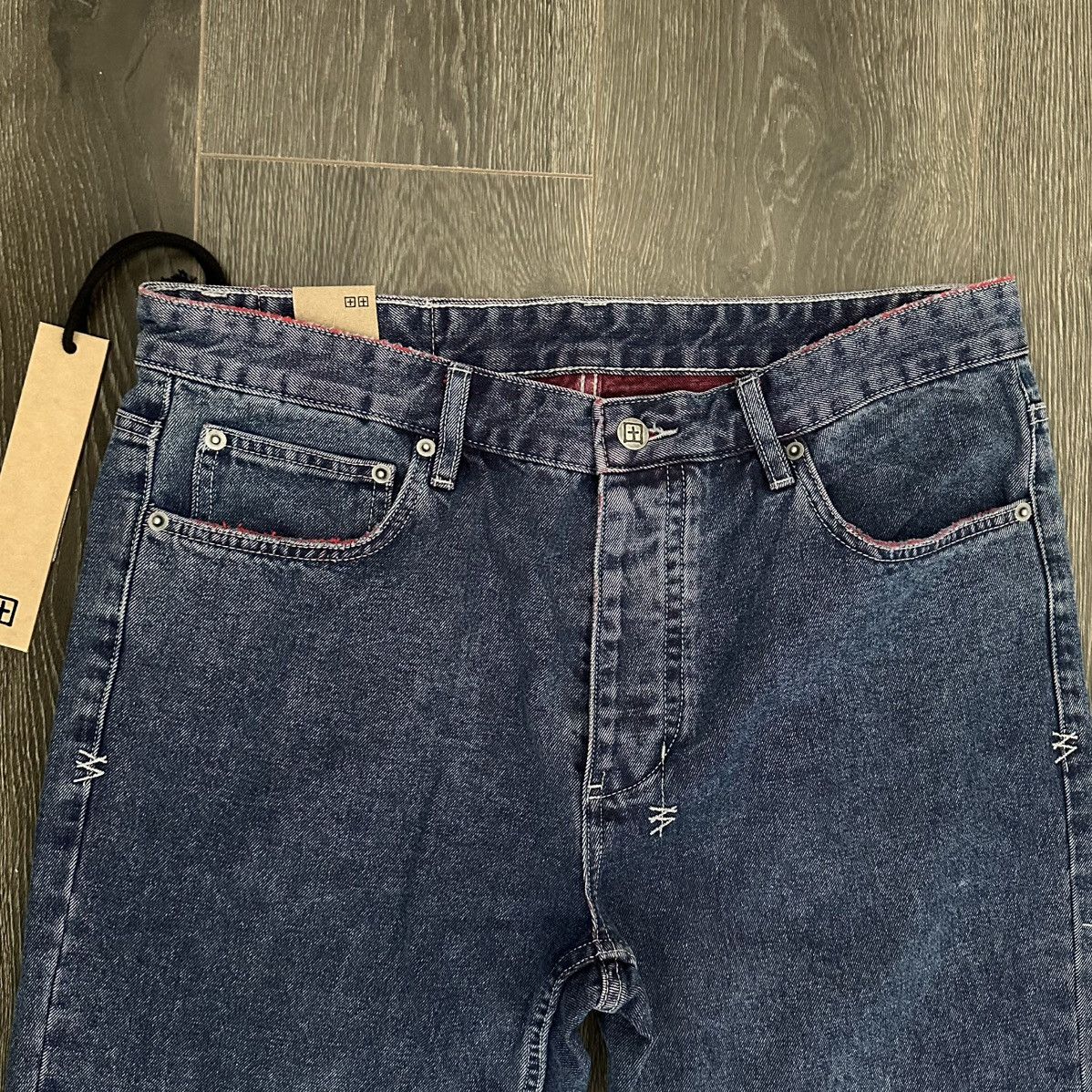 Ksubi Ksubi Hazlow Red Kolor Blue jeans Size 34 BNWT Size US 34 / EU 50 - 4 Thumbnail