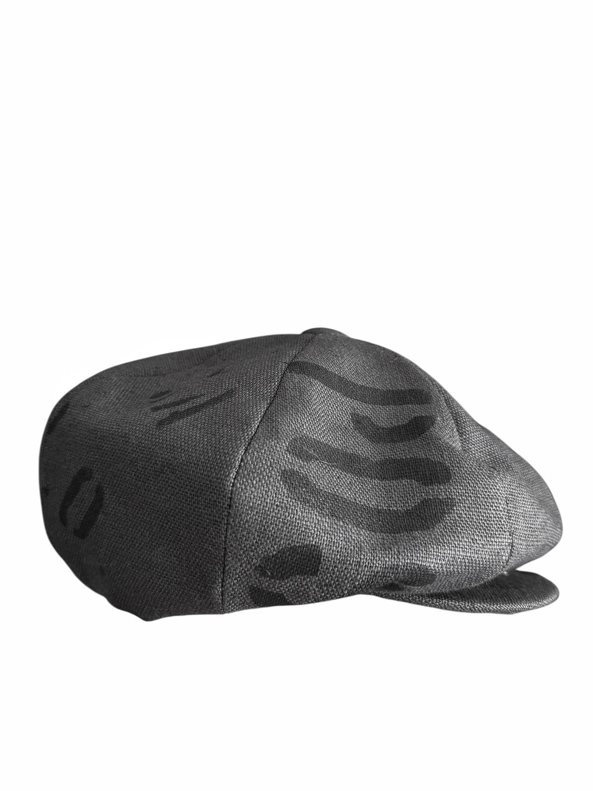 Christopher Nemeth Post Office Stencil Linen Canvas Cap Beret Size ONE SIZE - 2 Thumbnail