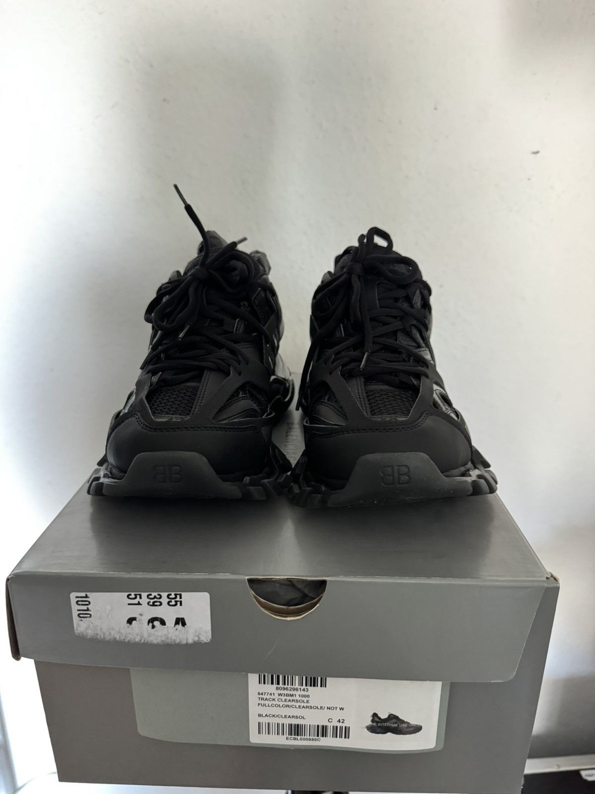 Balenciaga Balenciaga Track Sneaker Black Clear Sole Size US 9 / EU 42 - 2 Thumbnail