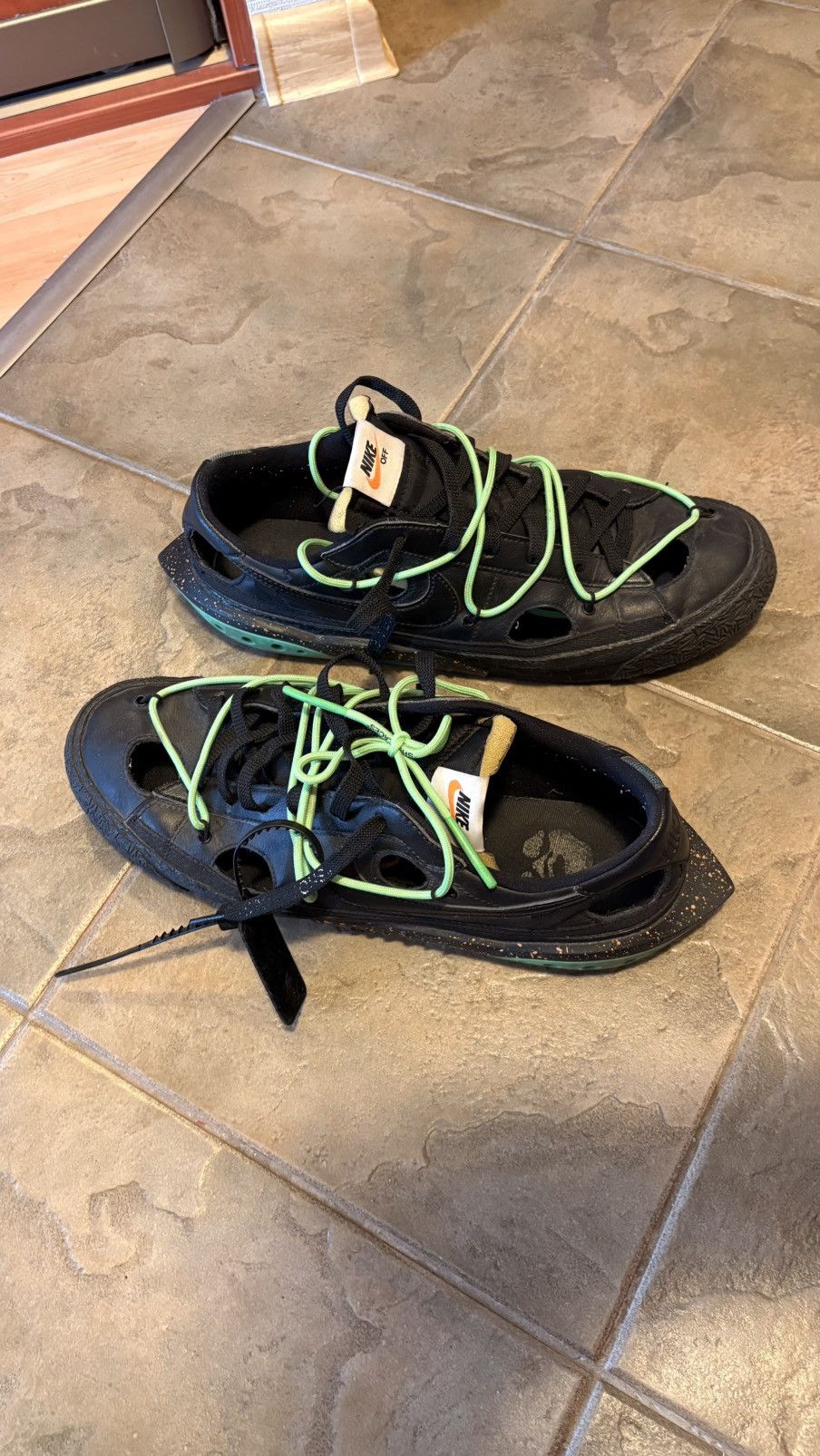 Nike × Off-White Off-White Nike Blazer Low Size US 12.5 / EU 45-46 - 5 Thumbnail