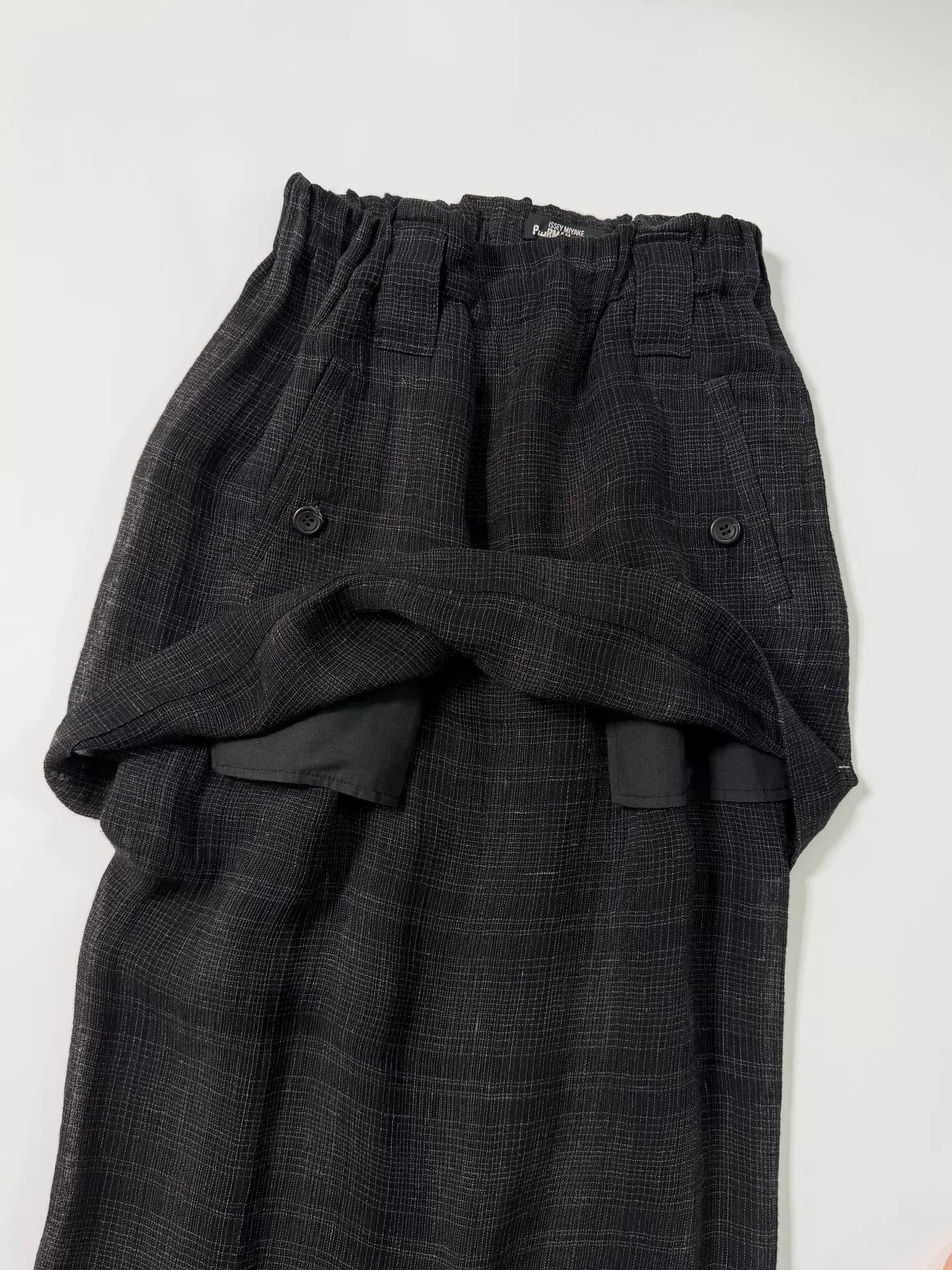 Issey Miyake Issey Miyake 1996 Permanent Double Linen Bamboo Skirt M Size 27" / US 4 / IT 40 - 5 Thumbnail