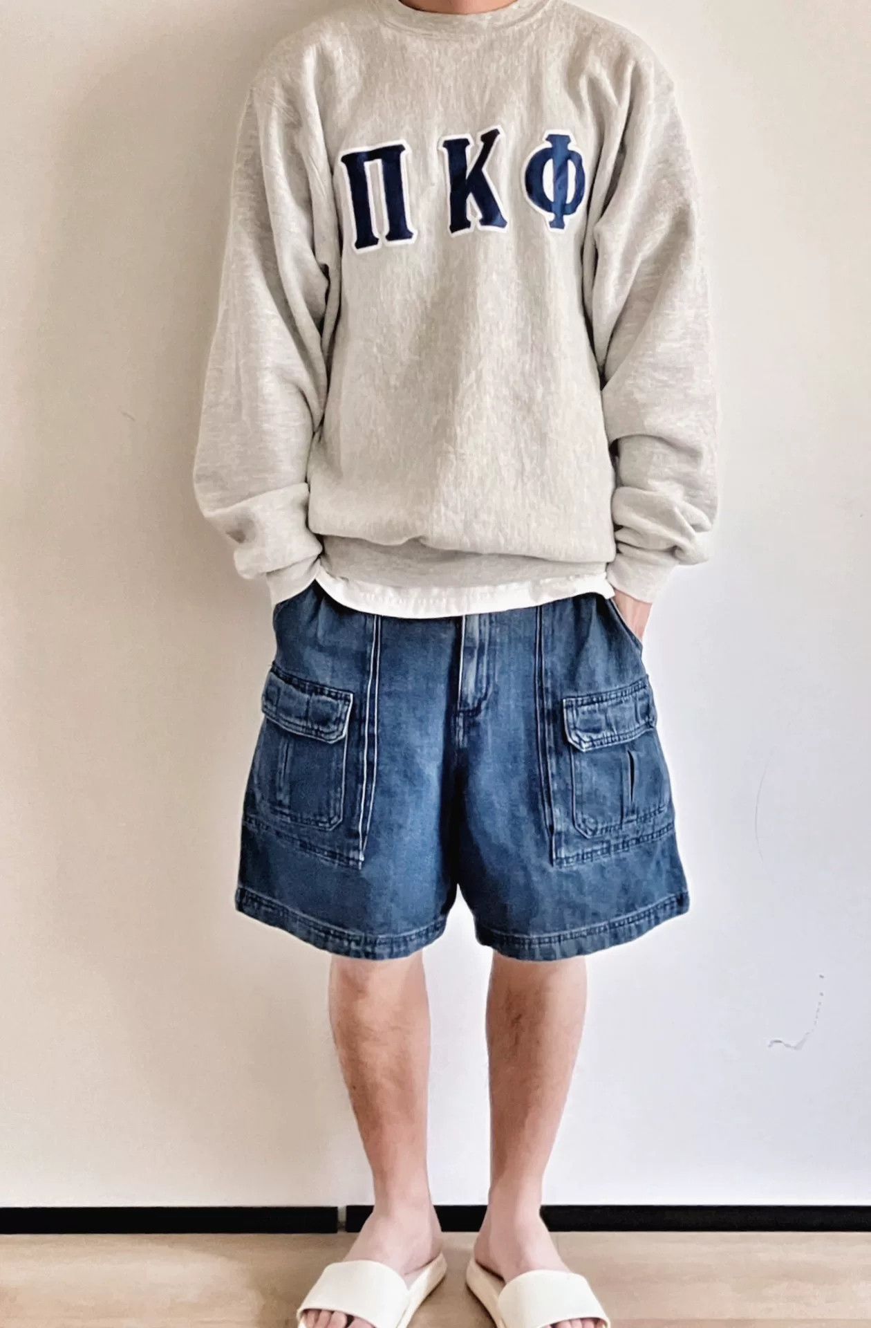 Vintage Vintage 80s-90s Collegiate Sweatshirt Size US L / EU 52-54 / 3 - 1 Thumbnail