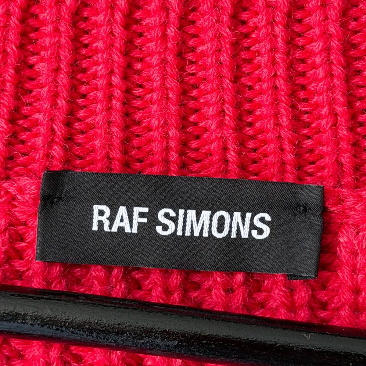 Raf Simons AW18 “Drugs” Oversized Wool Knit Elbow Patch Cardigan Size US XL / EU 56 / 4 - 7 Thumbnail