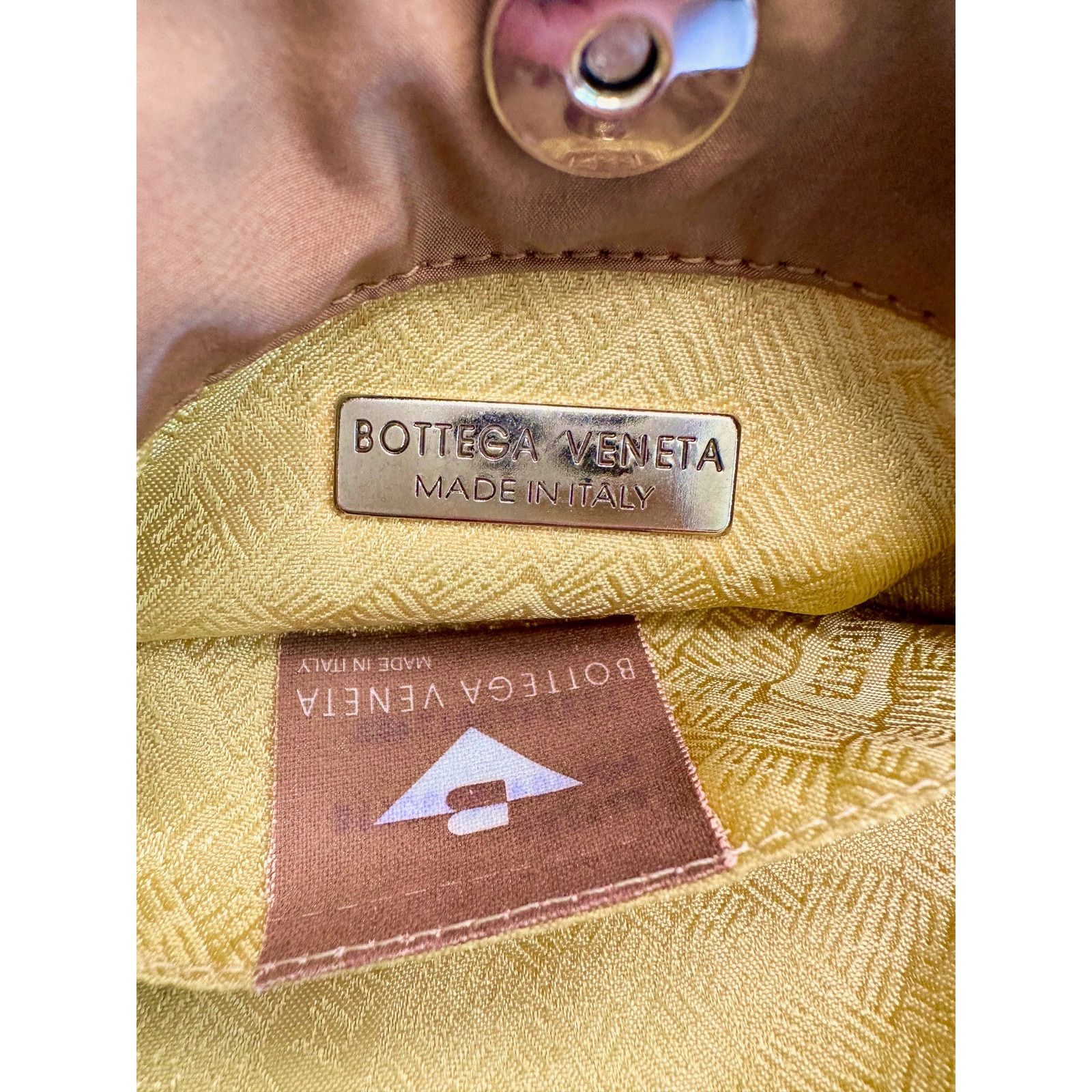 Bottega Veneta Bottega Veneta Brown Nylon Mini Bag with Mirror Size ONE SIZE - 10 Thumbnail