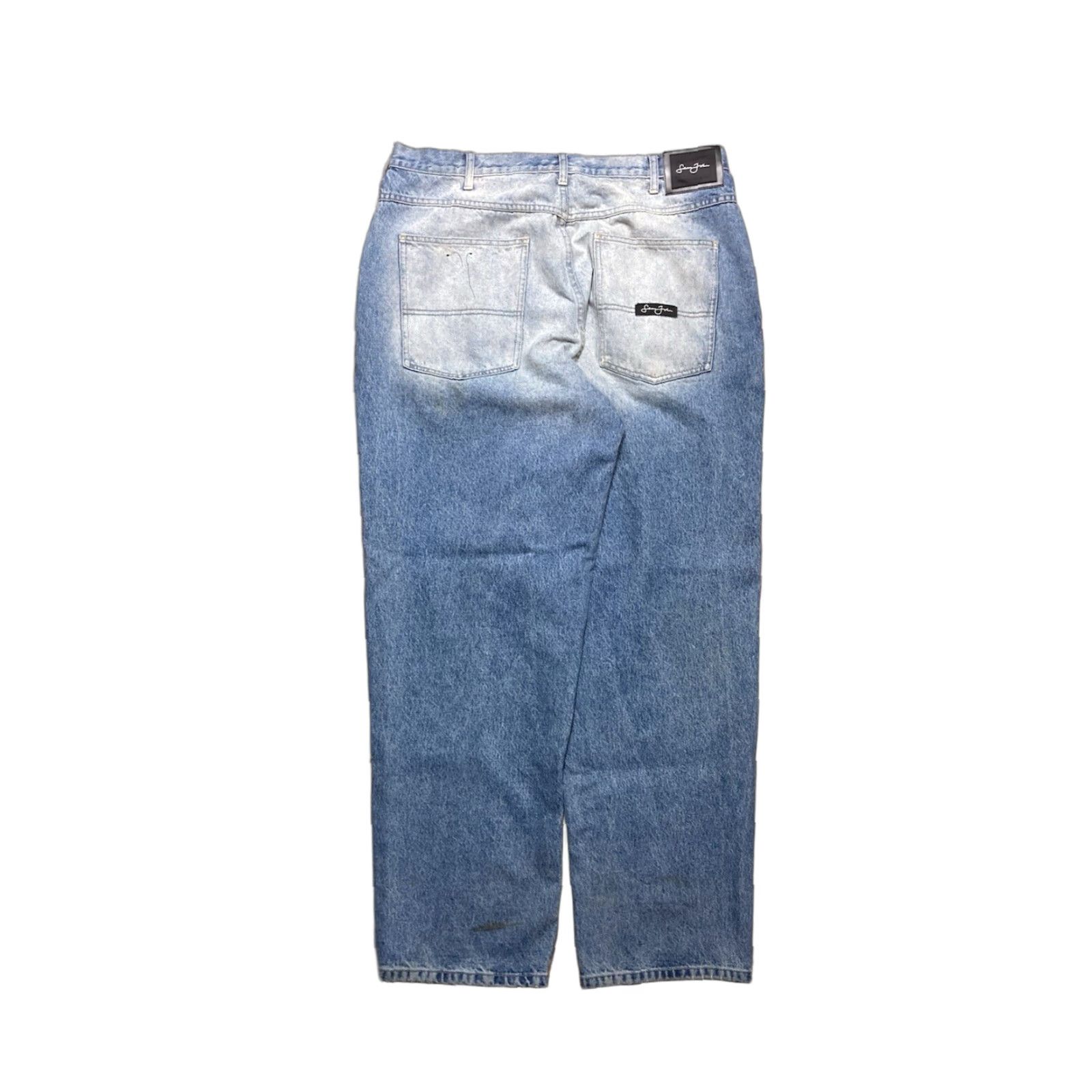 Sean John Vintage Sean John Jeans Men 38x33 Wide-Leg Blue Baggy Y2K Skater Vintage y2k baggy jeans Sean John faded southpole style wide leg skater 38x33 Size US 38 / EU 54 - 1 Thumbnail