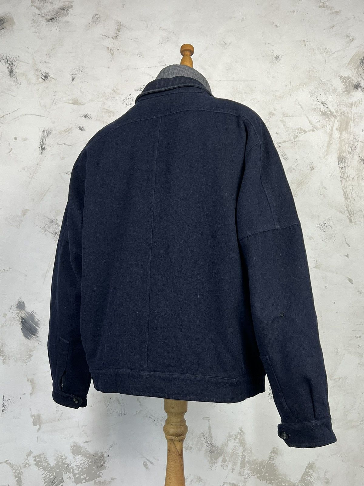 Burberry Vintage Burberrys Wool Bomber Jacket Size L Size US L / EU 52-54 / 3 - 5 Thumbnail