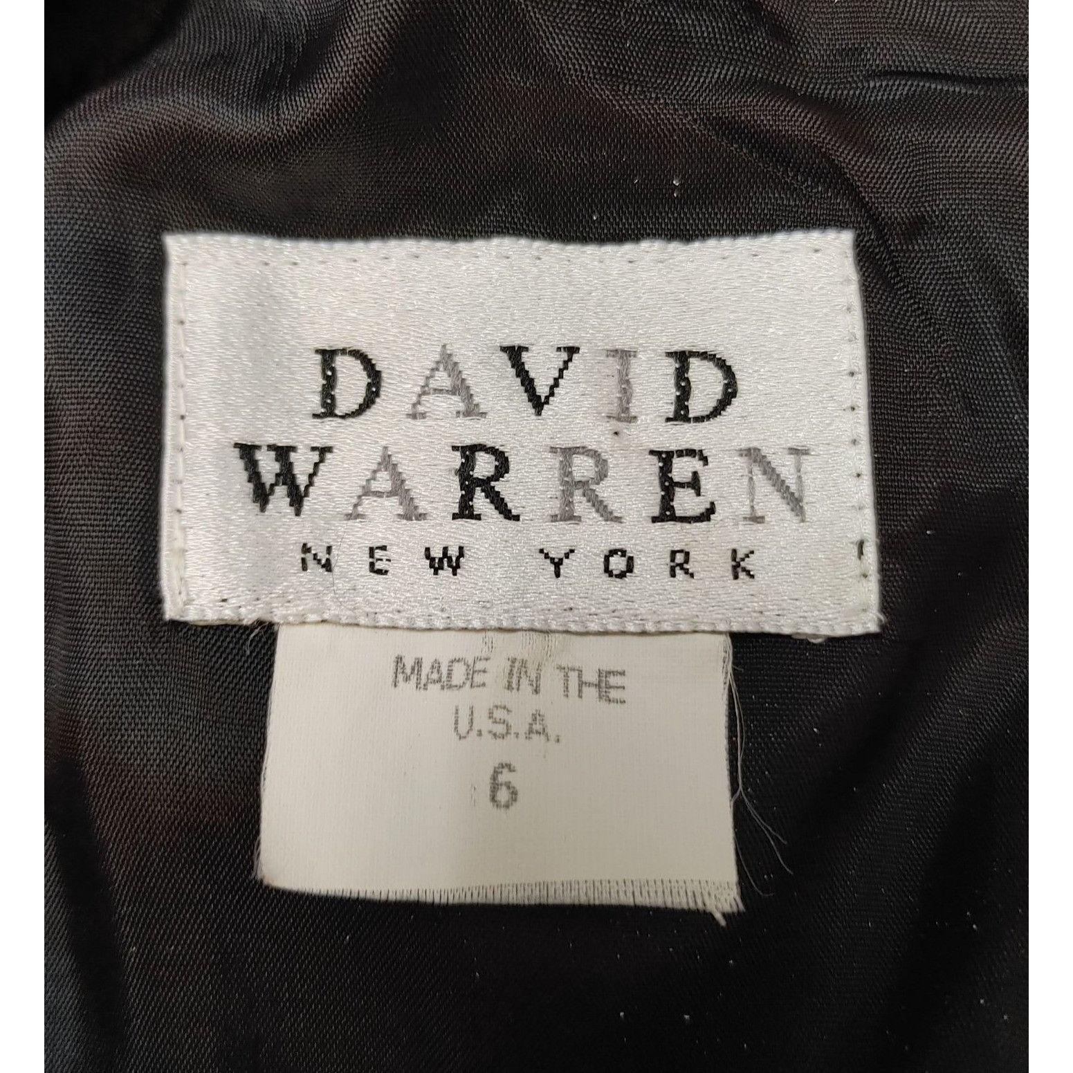 Other DAVID WARREN Womens 6 Black Polka Dot Faux Wrap Midi Dress F Size M / US 6-8 / IT 42-44 - 4 Thumbnail