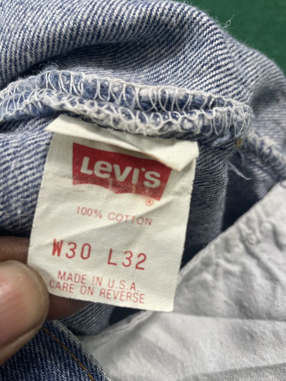 Levi's × Vintage Vintage Levis 501 80s Size US 28 / EU 44 - 7 Thumbnail
