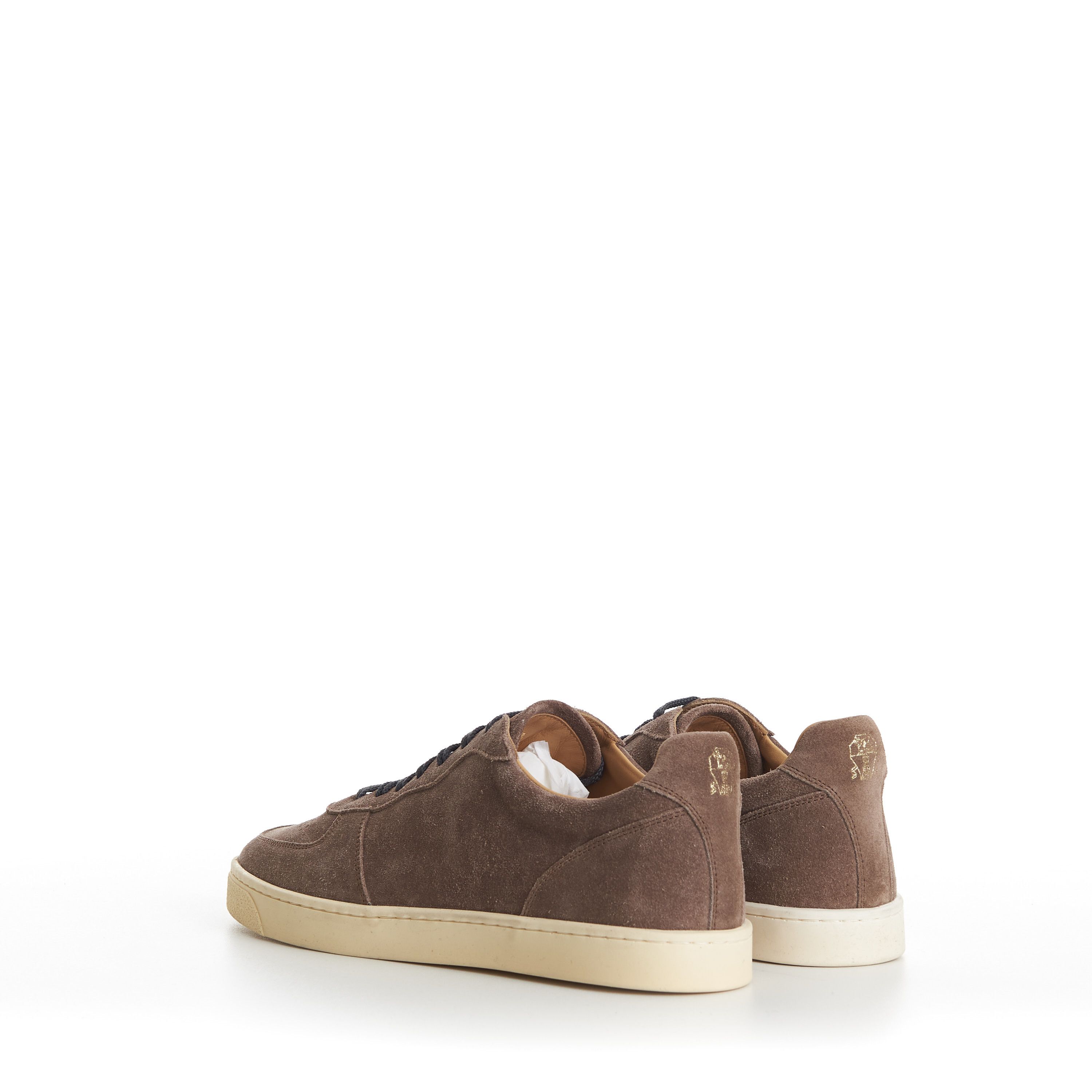 Brunello Cucinelli Suede Sneakers With Natural Rubber Sole (Discolored soles) Size US 10 / EU 43 - 6 Thumbnail