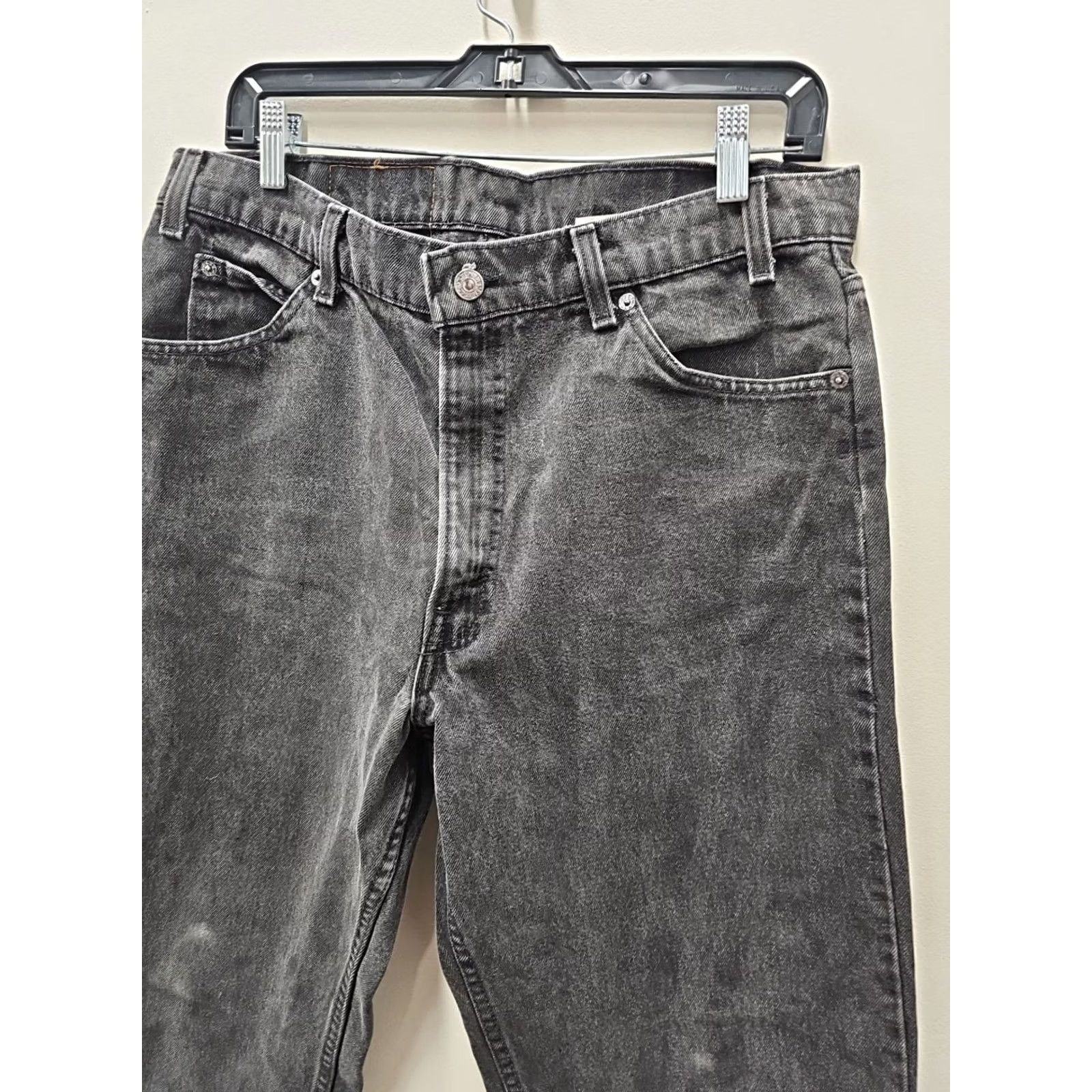 Levi's VINTAGE Levi's 550 Jeans Men Black 36x34 USA | Levi’s 550 | Denim) Size US 36 / EU 52 - 5 Thumbnail