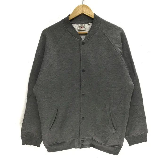 Avirex Vintage AVIREX USA Gray Varsity Jacket Cardigan Sweater Size US XL / EU 56 / 4 - 1 Thumbnail
