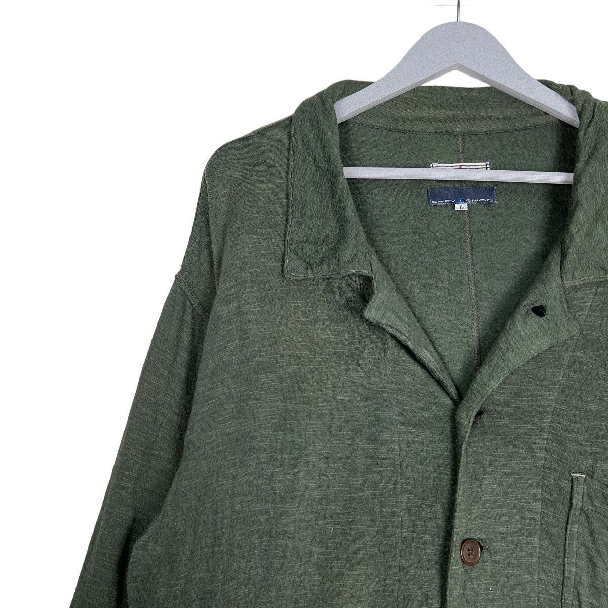Chevignon 🔥 VINTAGE CHEVIGNON CARGO POCKET CARDIGAN Size US L / EU 52-54 / 3 - 7 Thumbnail