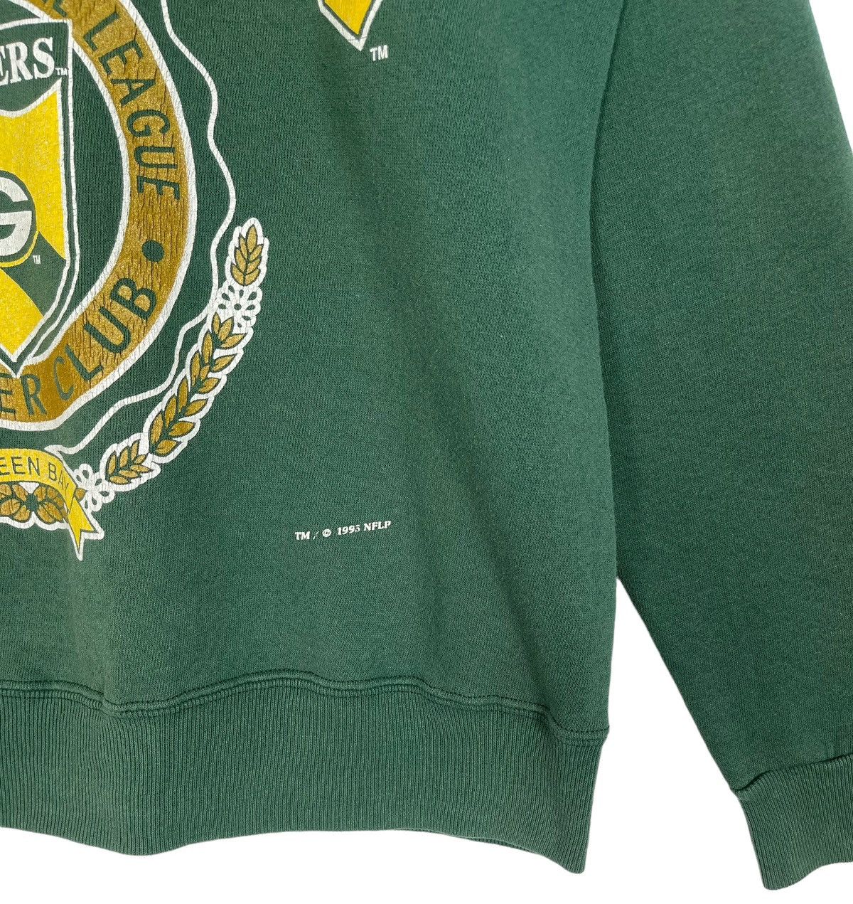 NFL × Vintage 90s Vintage NFL Packers Green Bay Sweatshirt Size US L / EU 52-54 / 3 - 5 Thumbnail