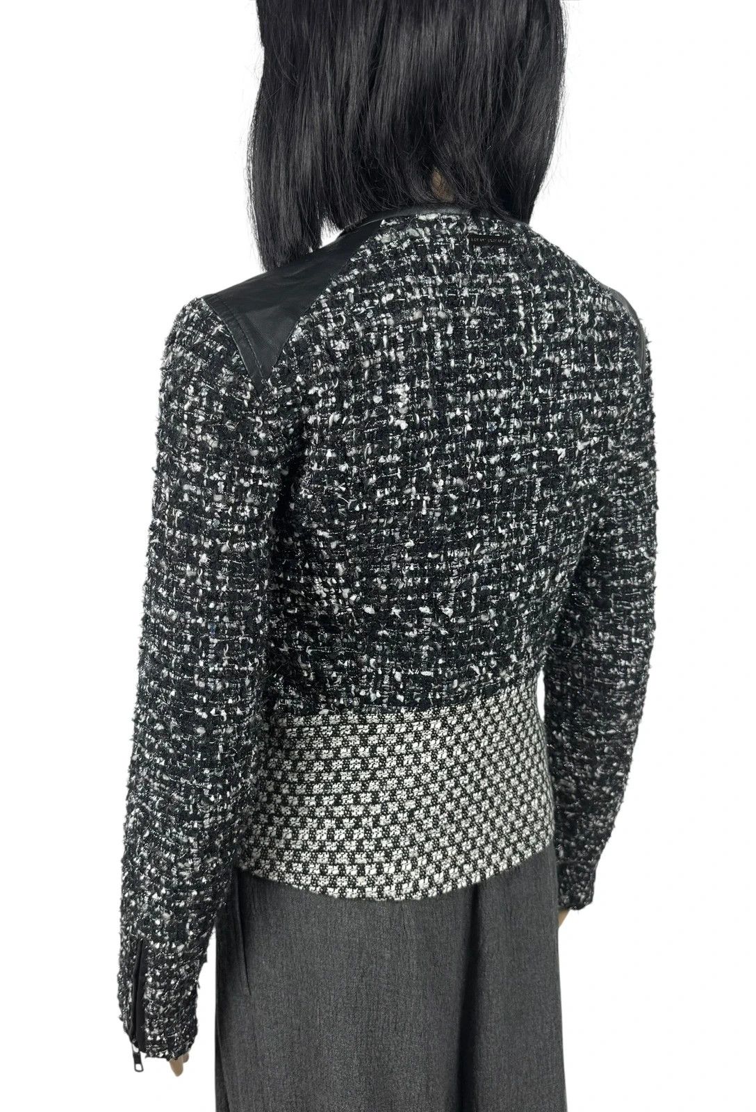 Armani Exchange Armani Exchange Tweed Wool Biker Jacket size XS Size XS / US 0-2 / IT 36-38 - 9 Thumbnail