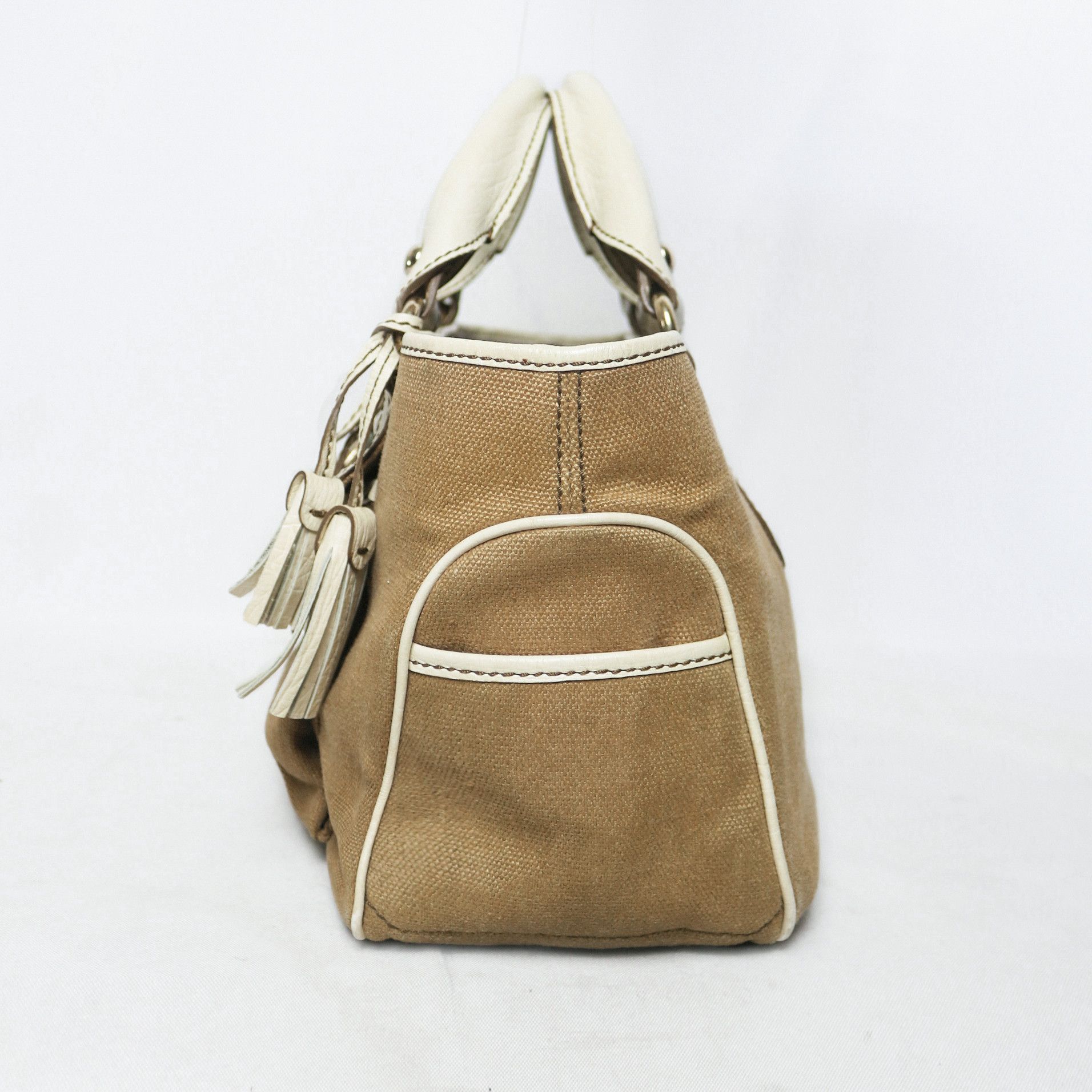 Celine Celine leather trim canvas Boogie bag Size ONE SIZE - 5 Thumbnail