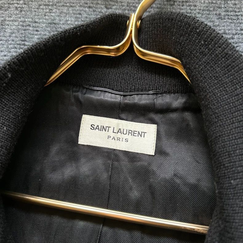 Saint Laurent Paris Saint Laurent Paris Saint Laurent Wool Baseball Jacket wit Size US M / EU 48-50 / 2 - 6 Thumbnail