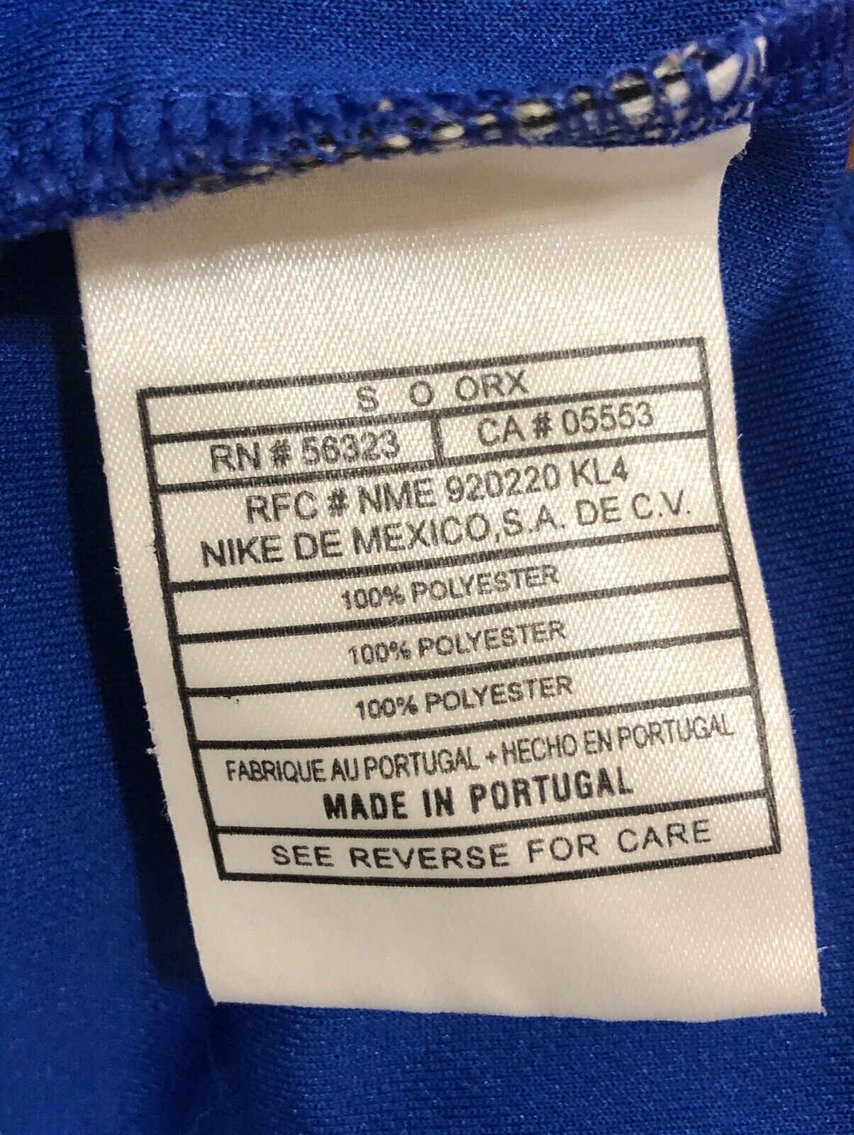 Nike Rangers FC 99/00/01 Nike Home Football Soccer Jersey Shirt M Size US M / EU 48-50 / 2 - 7 Thumbnail