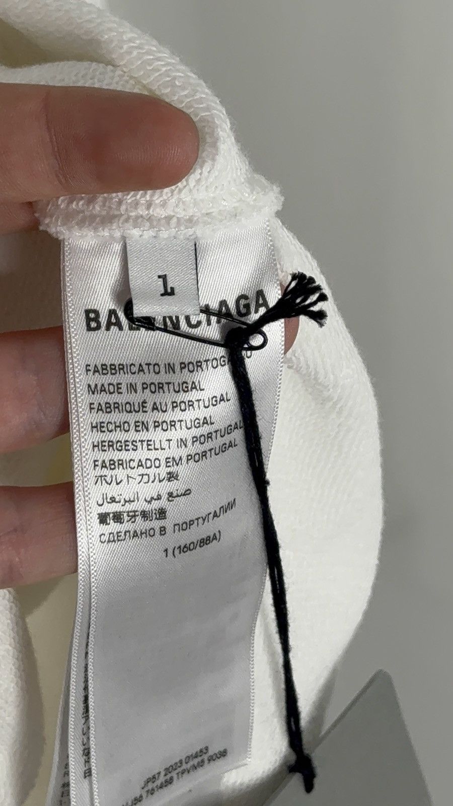 Balenciaga ✅ BALENCIAGA AUTHENTIC SPORTS APPAREL White hoodie Size US XS / EU 42 / 0 - 6 Thumbnail