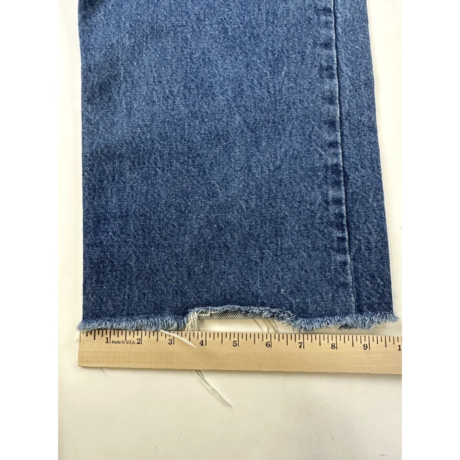 Carhartt Carhartt Jeans Mens Size 40x25 Blue Cut Off Denim Straight Belt Loops Zip 25 Inseam Regular Type: Jeans Men Size US 40 / EU 56 - 7 Thumbnail