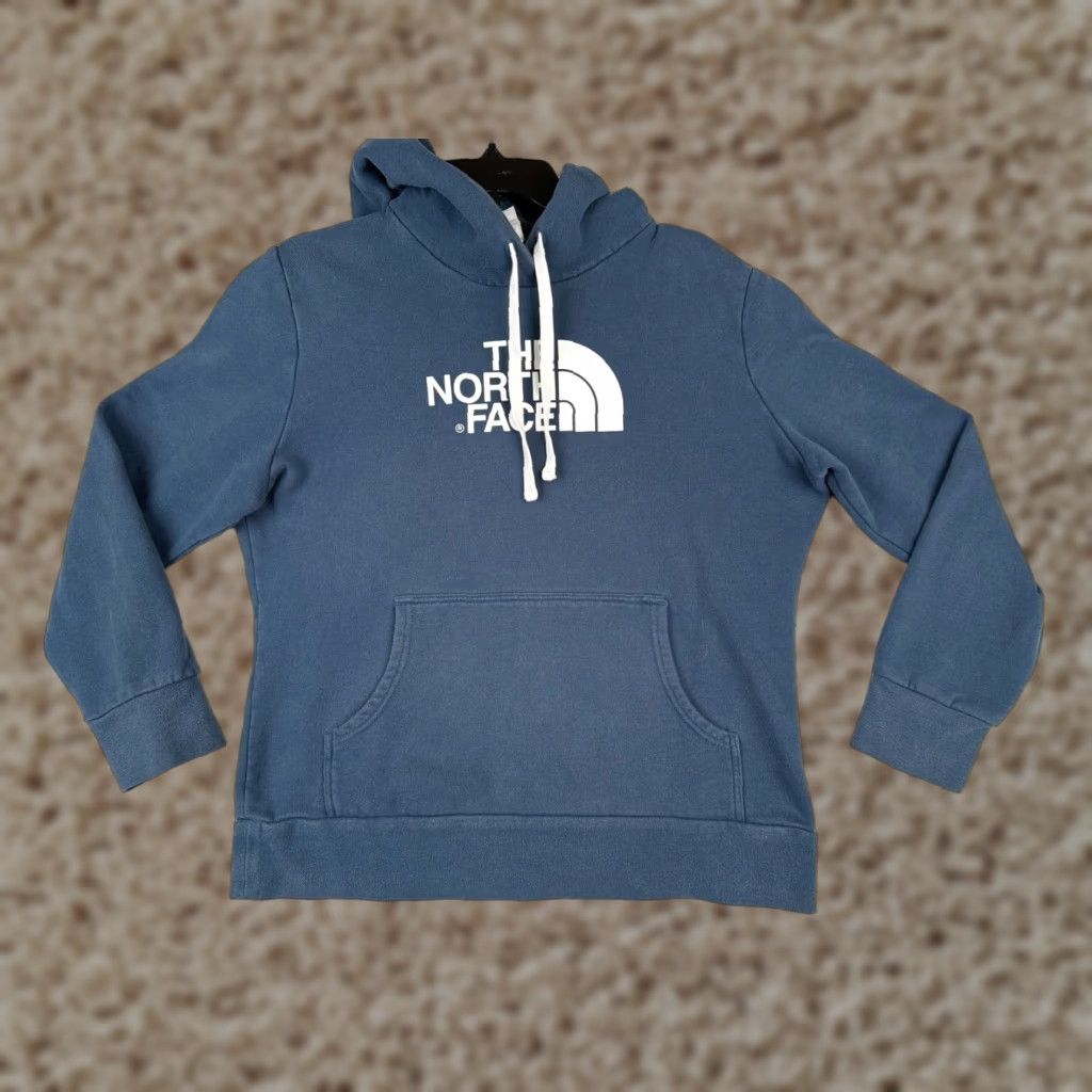 The North Face The North Face Hoodie Womens XL Blue Logo Pullover Jersey Crew Neck Size XL / US 12-14 / IT 48-50 - 1 Thumbnail