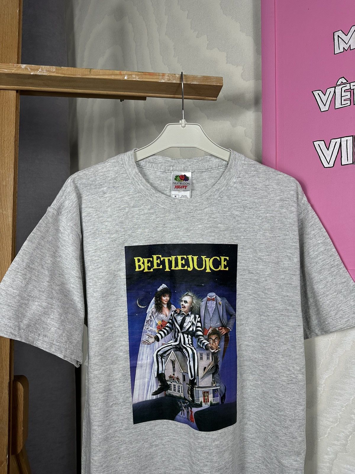 Fruit Of The Loom × Vintage Beetlejuice T-Shirt Movie Promo Size US M / EU 48-50 / 2 - 3 Thumbnail
