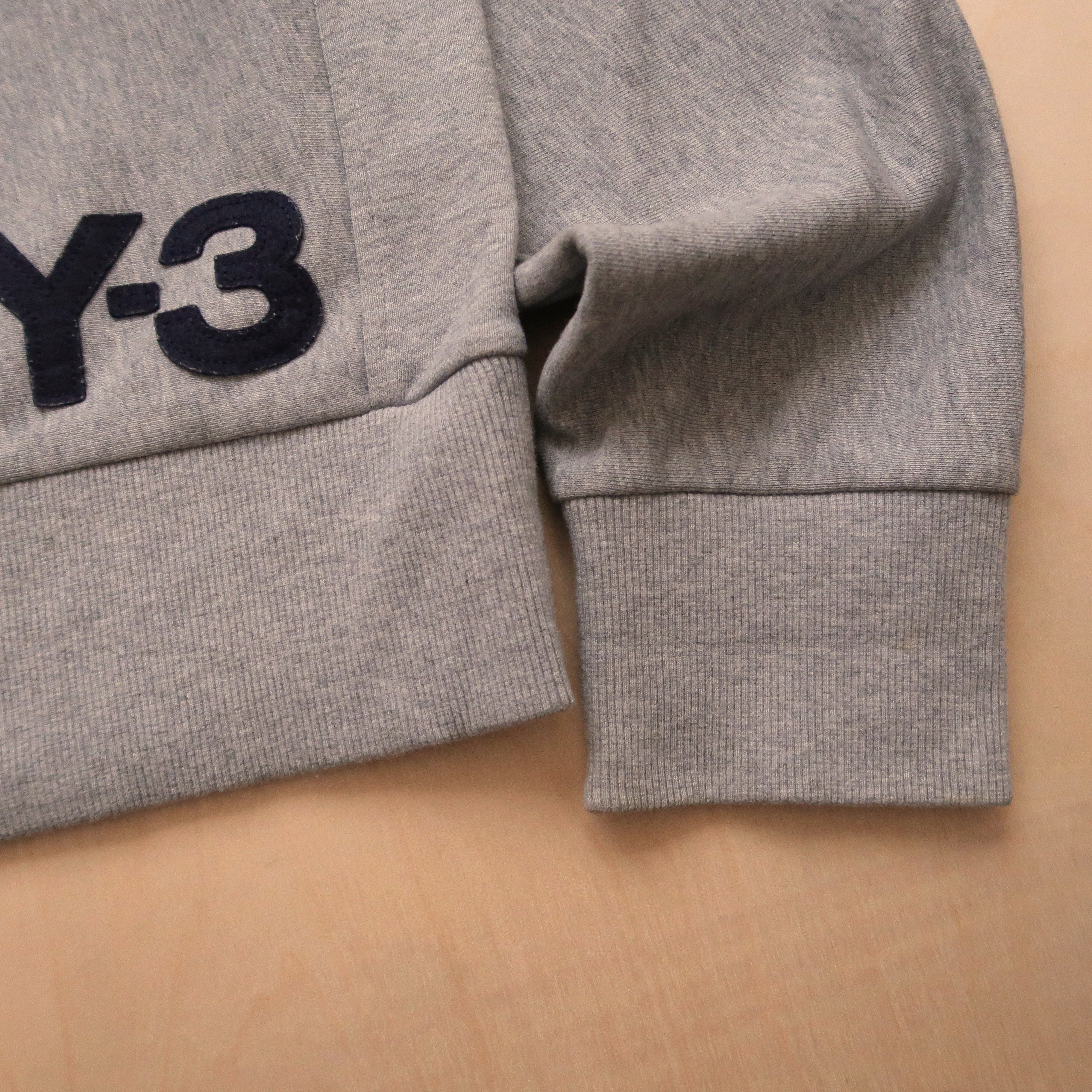 Y-3 2004 Yohji Yamamoto Y-3 Double V Heavy Sweatshirt Patchwork Size US M / EU 48-50 / 2 - 20 Thumbnail
