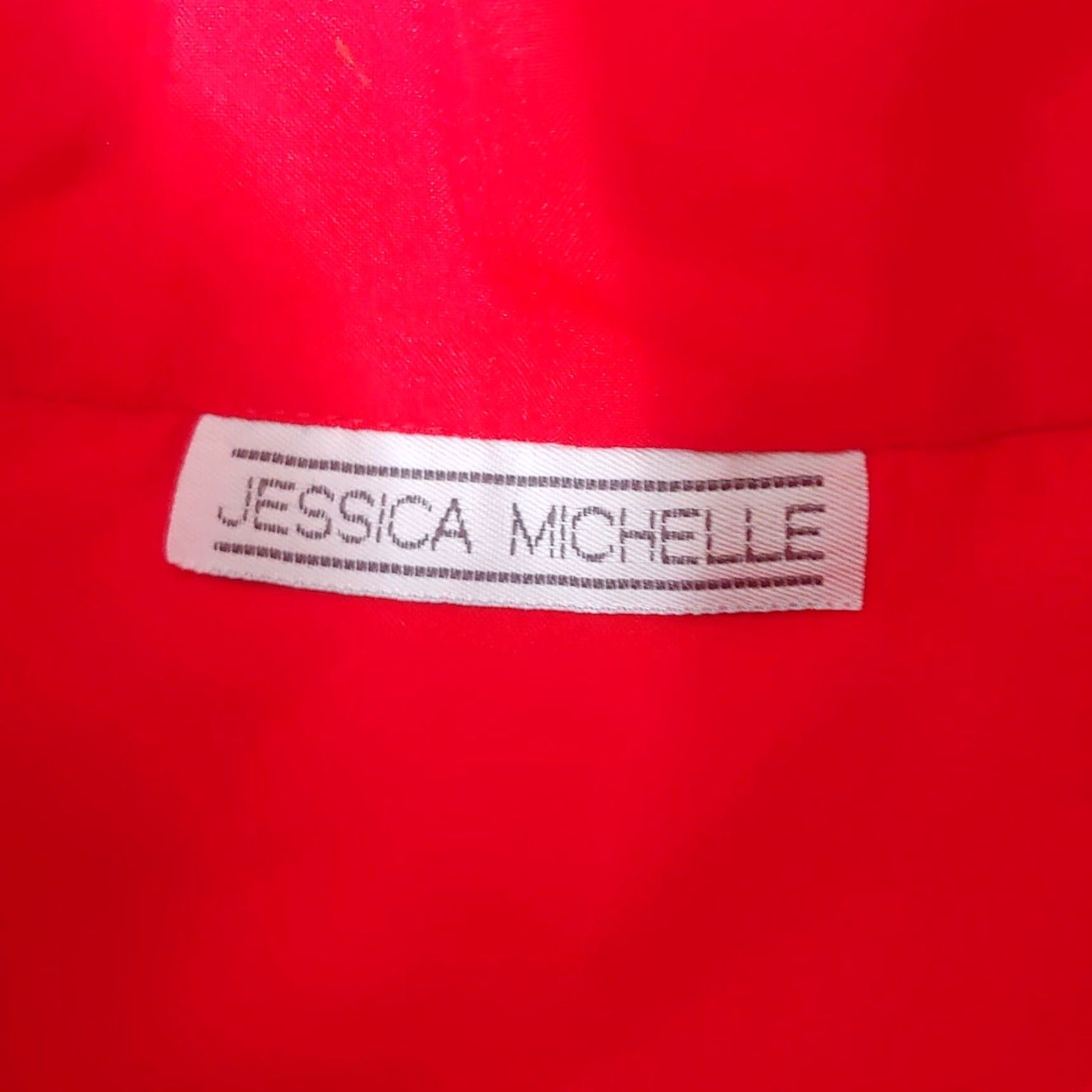 Vintage VINTAGE Jessica Michelle Blouse Large Button Down Long Sleeve High Neck Red Size L / US 10 / IT 46 - 5 Thumbnail