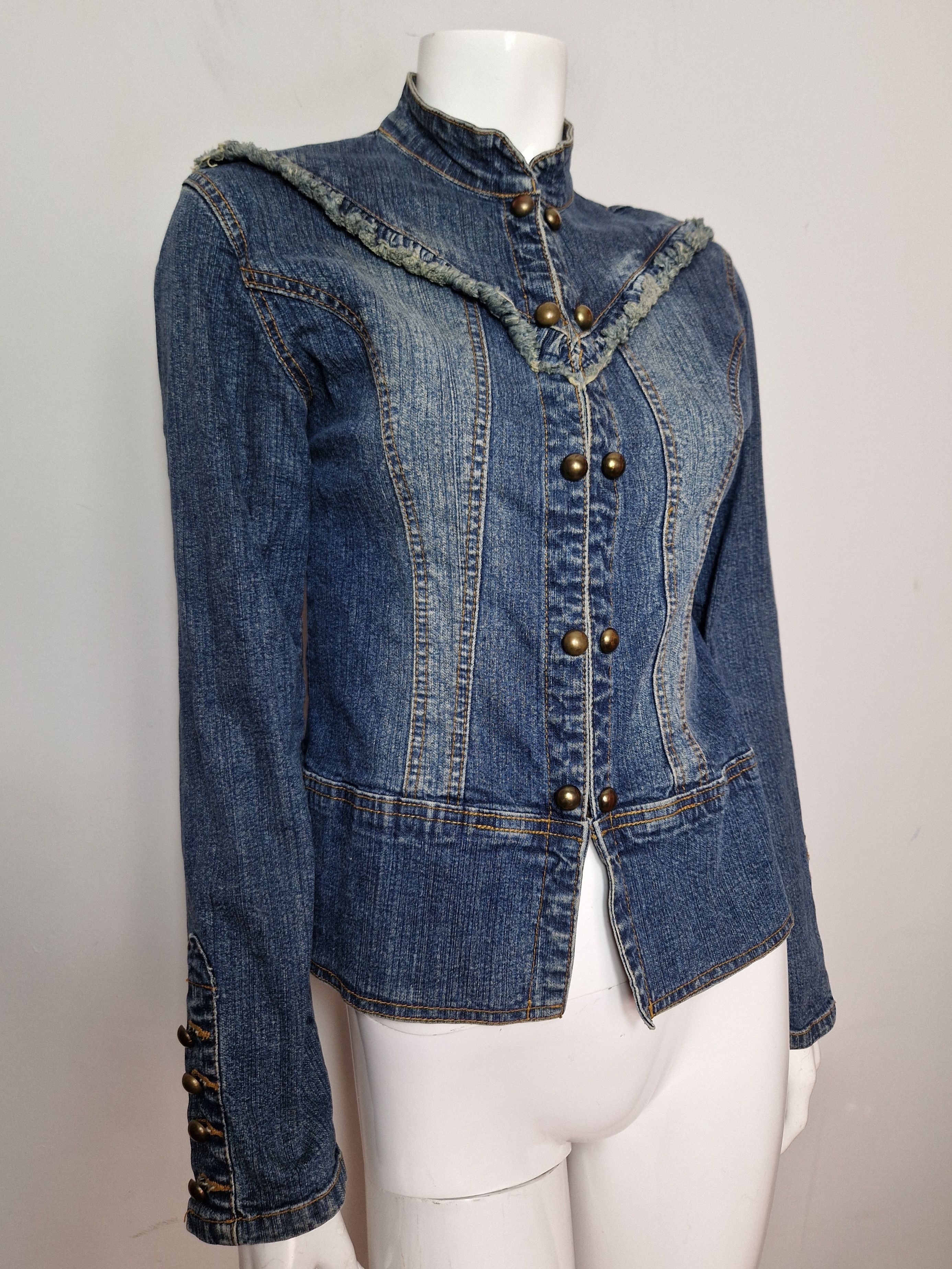 Japanese Brand × Vintage vintage denim jacket Size S / US 4 / IT 40 - 4 Thumbnail