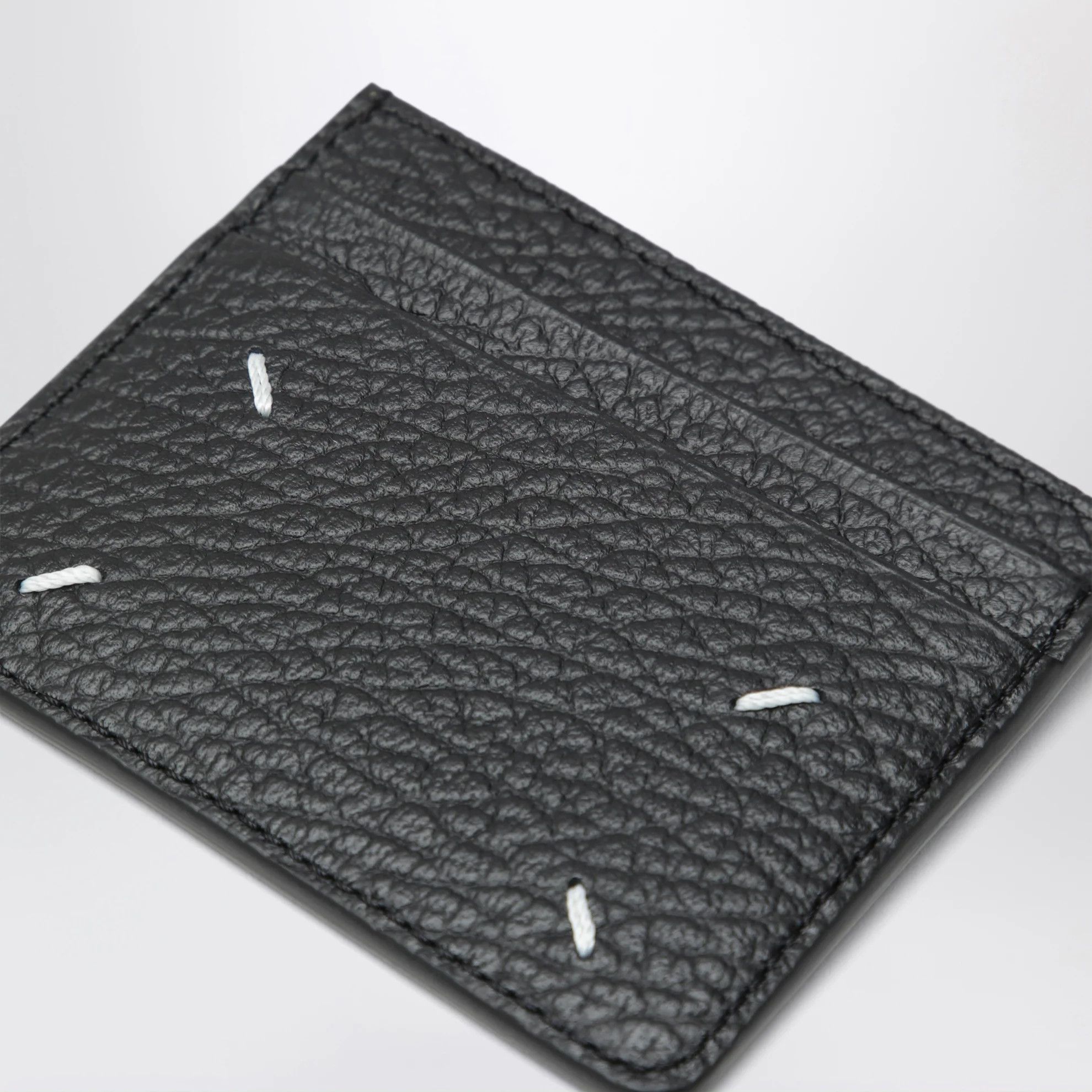 Maison Margiela o1d2blof0526 Size: OS / Four Stitches Calfskin Card Holder Size ONE SIZE - 3 Thumbnail