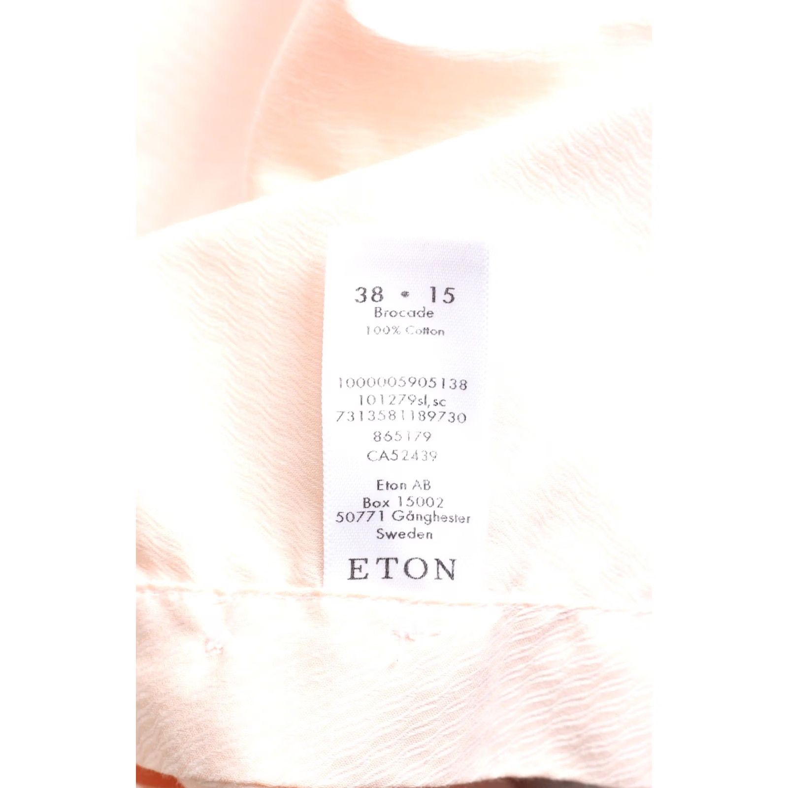 Eton ETON Bronze Slim Fit Formal Shirt Men 38 / 15 Long Sleeve OC Orange Button-Up, Casual, Formal Mens Size US M / EU 48-50 / 2 - 6 Thumbnail