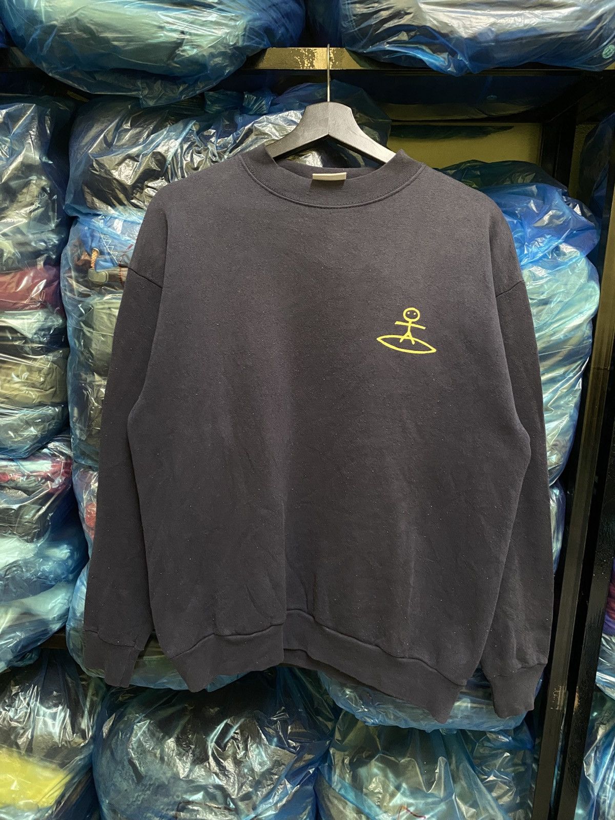 Vintage VINTAGE 90S STICKMAN SURFING SWEATSHIRT MADE IN USA Size US M / EU 48-50 / 2 - 7 Thumbnail