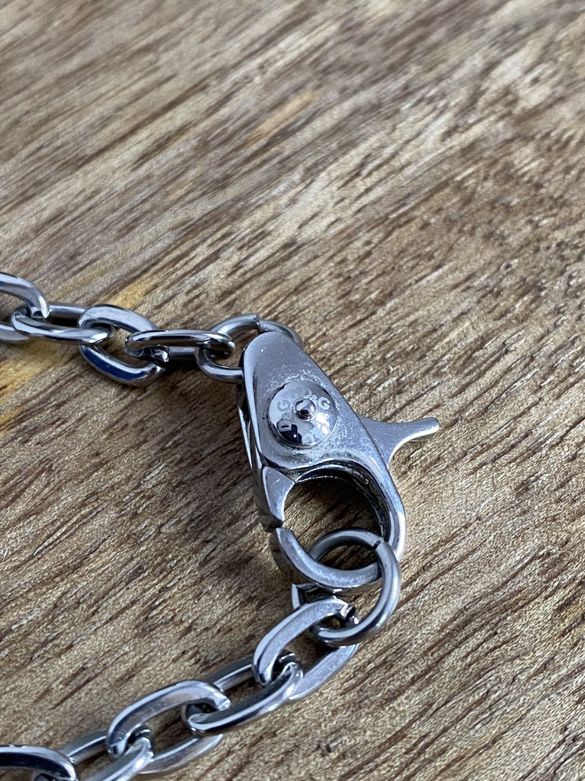 Dolce & Gabbana D&G dogtag chain military steel