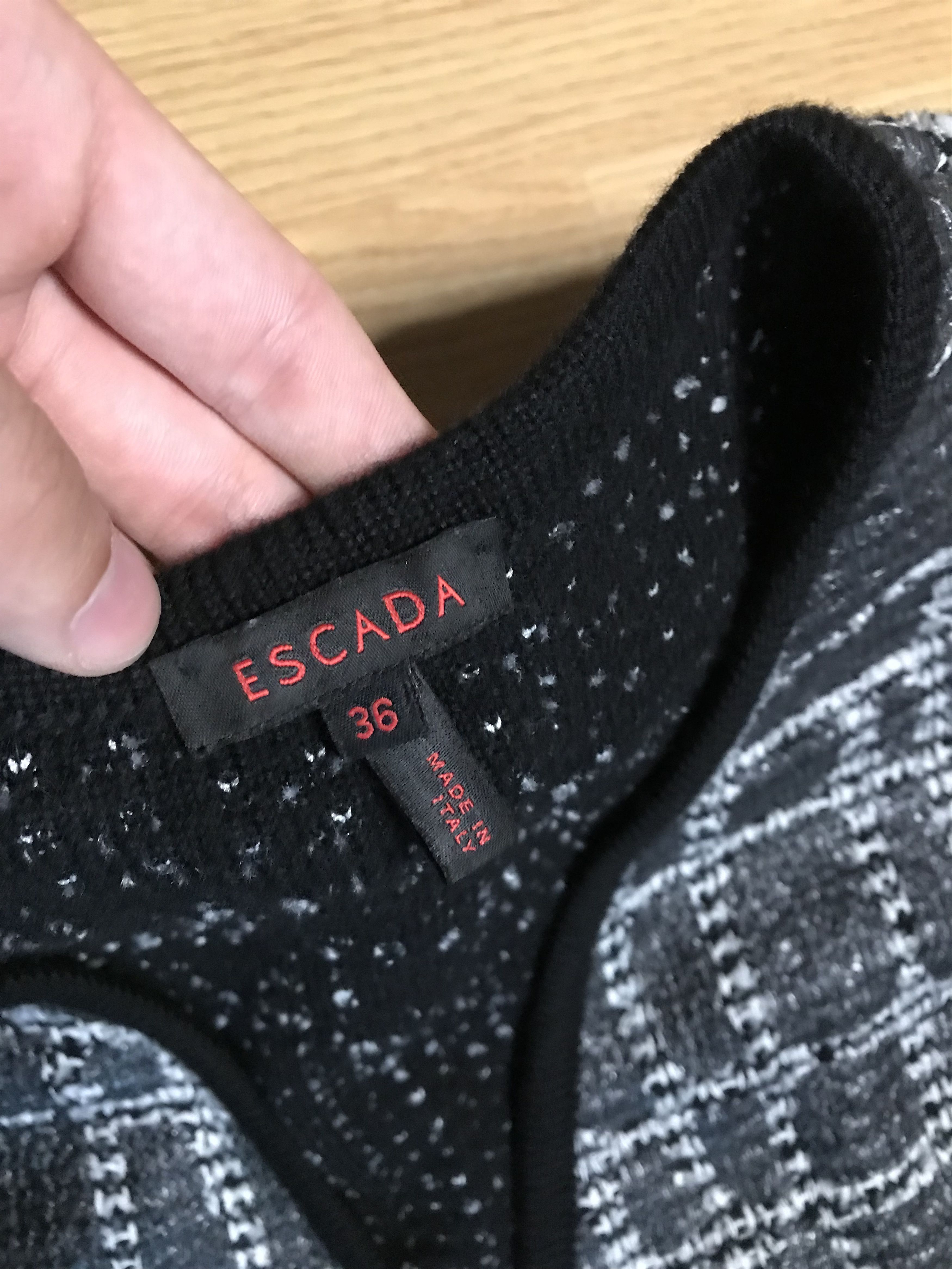 Escada × Vintage **Retro Escada Cardigan** Size L / US 10 / IT 46 - 5 Thumbnail