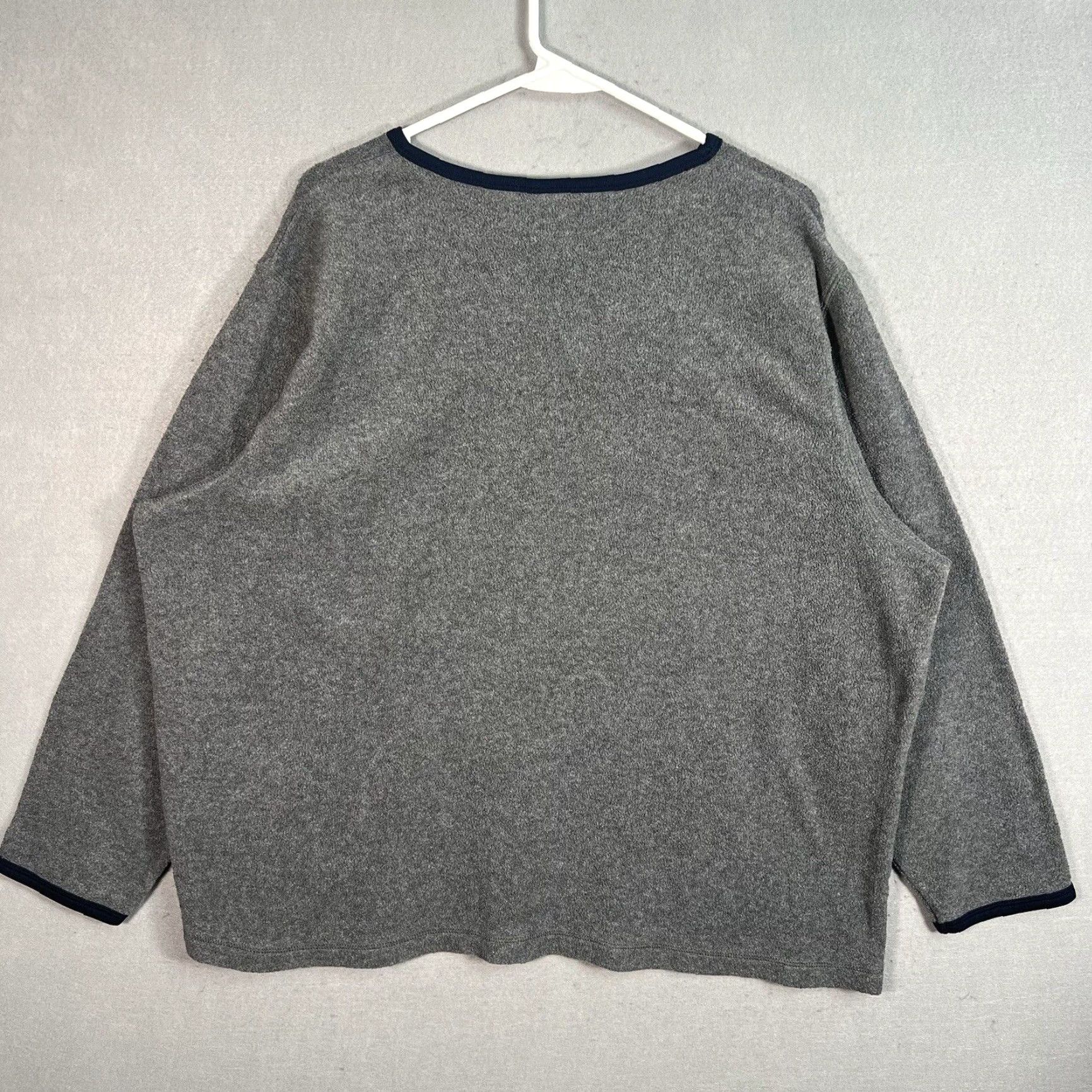 Disney VINTAGE Disney Mickey Mouse Fleece Sweater Womens 2XL Gray 90s Pullover Sweatshirt Size XXL / US 16-18 / IT 52-54 - 7 Thumbnail