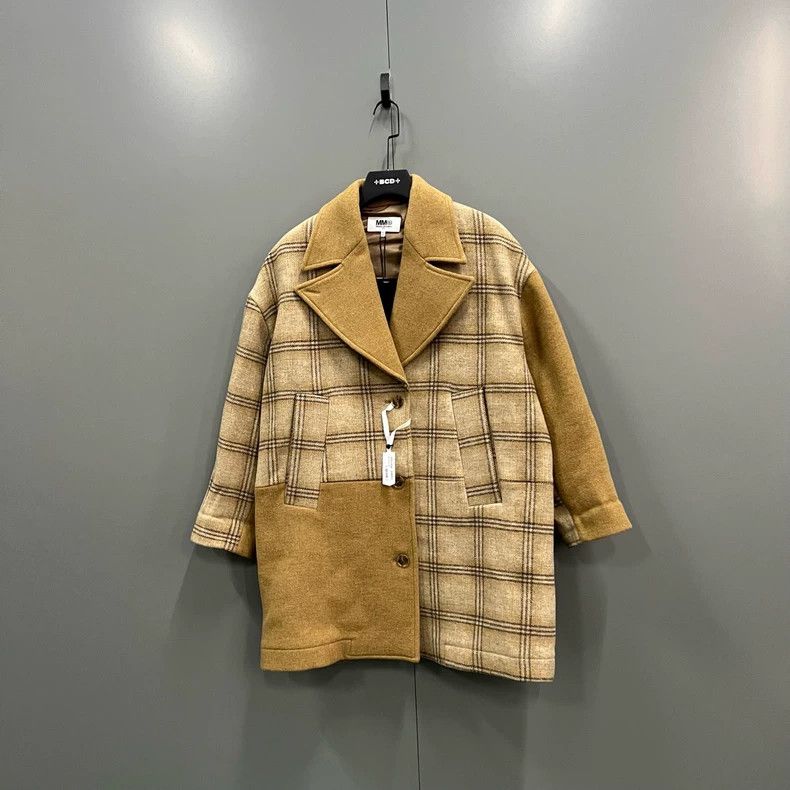 Maison Margiela Maison Margiela Plaid stitched lapel coat Size XS / US 0-2 / IT 36-38 - 1 Thumbnail