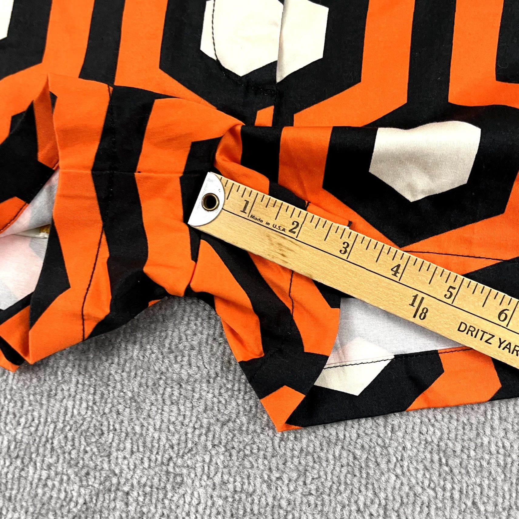 Vintage LOUDMOUTH Shorts Womens Size 4 Orange Black Abstract Golf San Fran Giants Size 27" / US 4 / IT 40 - 7 Thumbnail