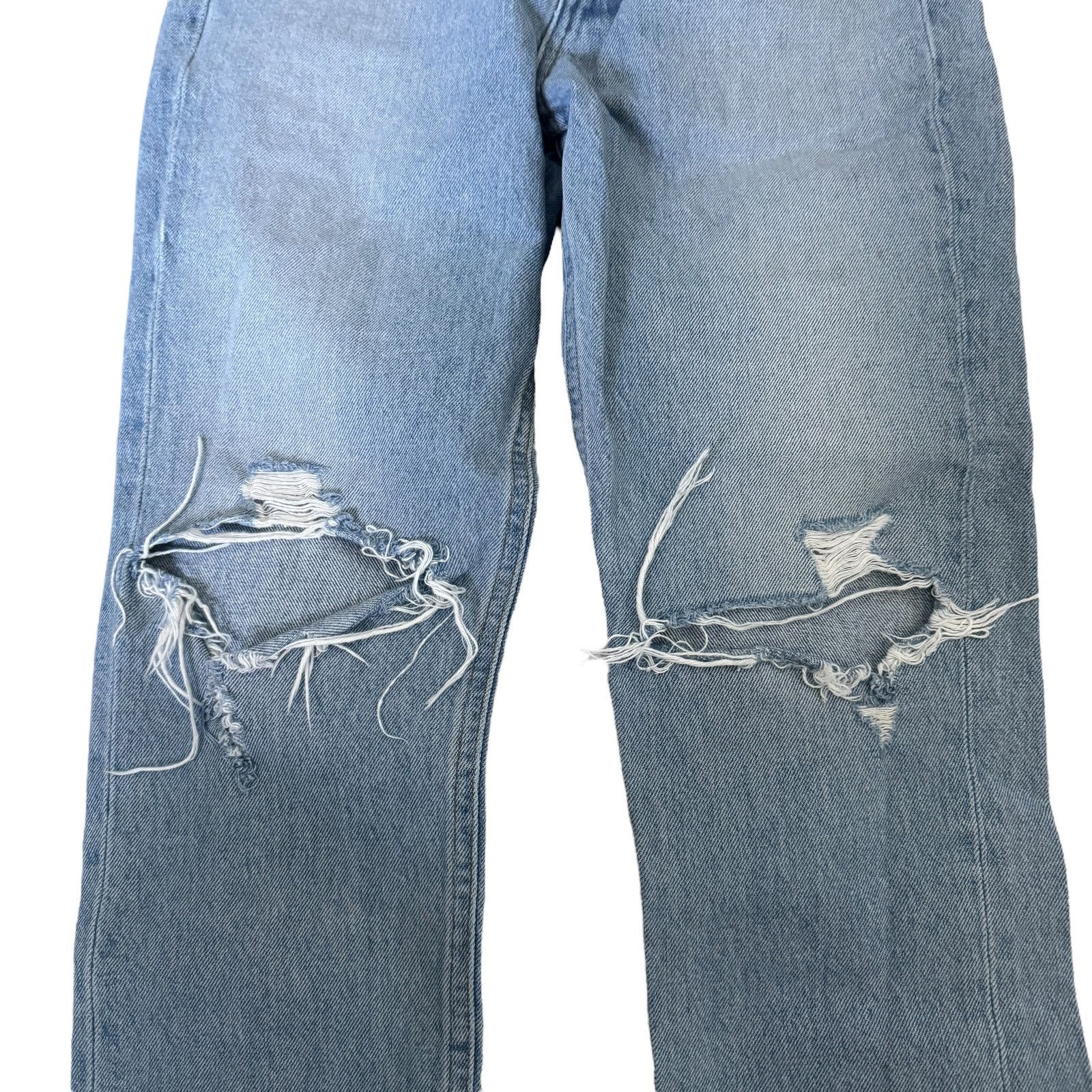 Agolde AGOLDE Riley High Rise Straight Crop Jeans Clear Skies Size 25" / US 0 / IT 36 - 7 Thumbnail