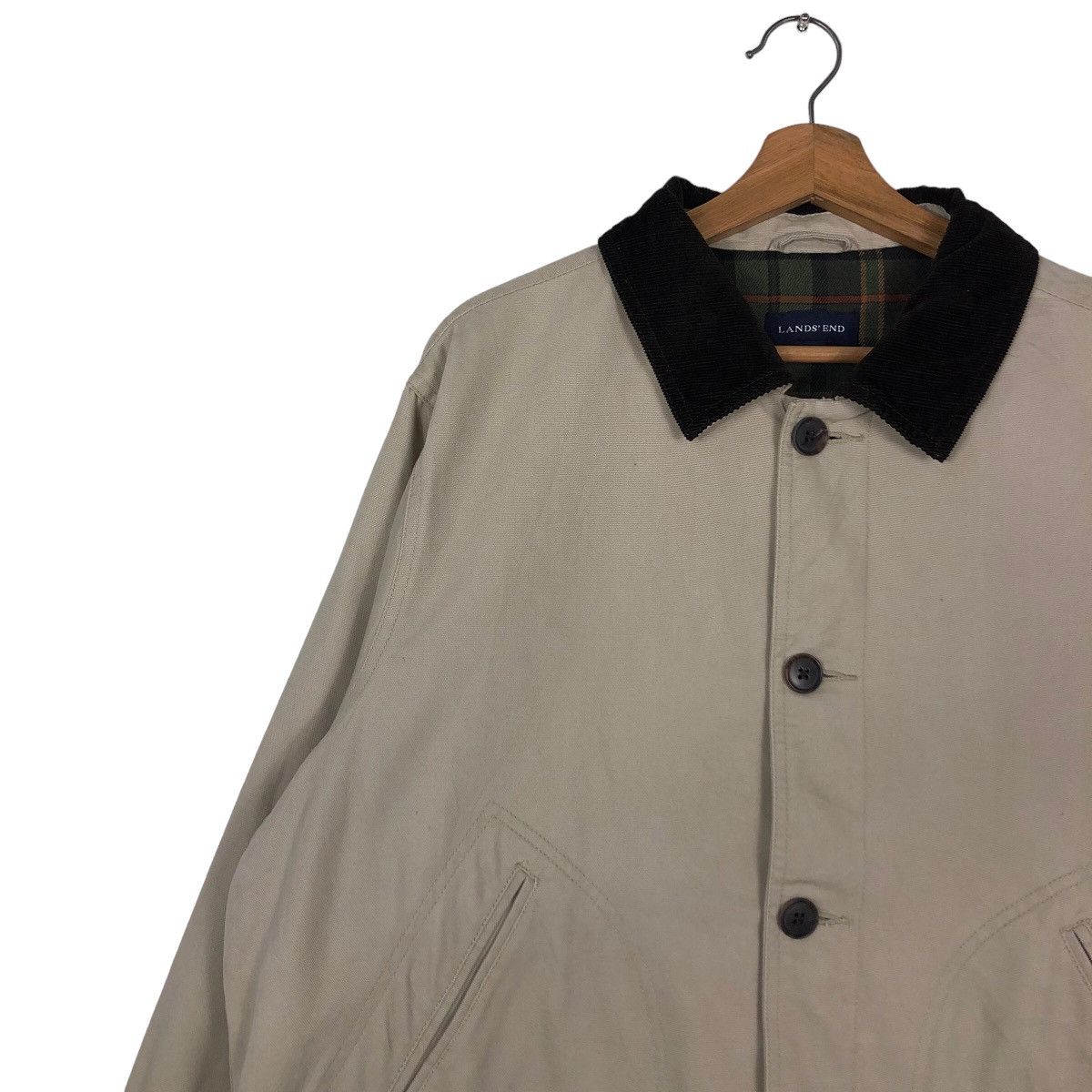 Japanese Brand Vintage Detroit Chore Jacket Lands’End Blanket LiningTartan Size US L / EU 52-54 / 3 - 7 Thumbnail