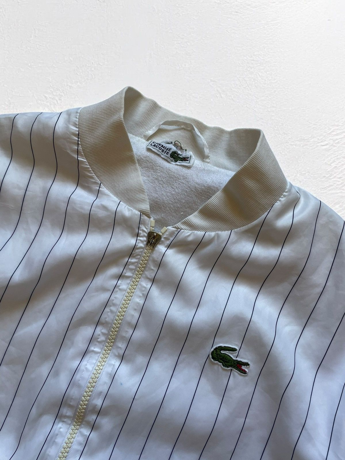 Lacoste × Vintage LACOSTE VINTAGE STRIPPED BOMBER JACKET MA 1 y2k Size US M / EU 48-50 / 2 - 3 Thumbnail