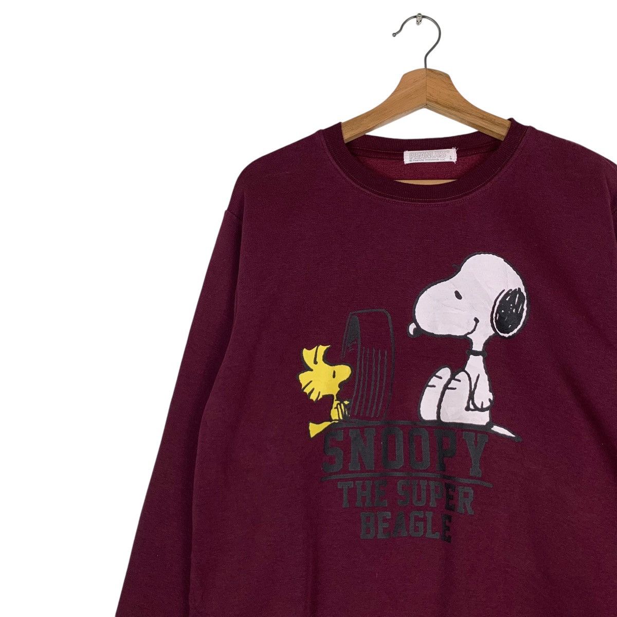 Peanuts PEANUTS Snoopy The Super Beagle Sweatshirt #1366-C62 Size US L / EU 52-54 / 3 - 6 Thumbnail