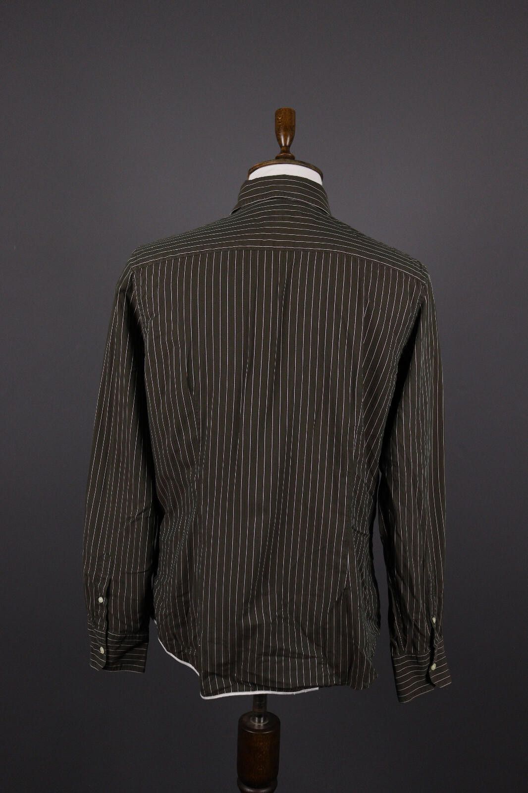 La Martina La Martina Buenos Aires Brown Stripe Shirt Size XL Size US XL / EU 56 / 4 - 5 Thumbnail