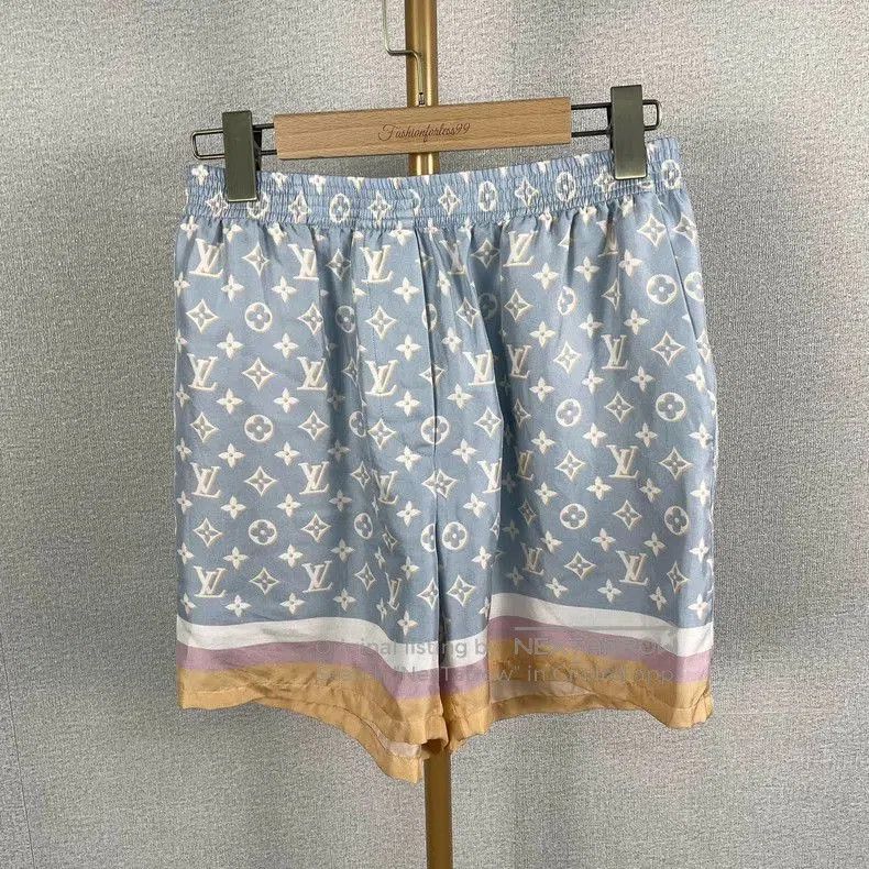 Louis Vuitton LV Striped Elastic Straight Casual Shorts. Size US 34 / EU 50 - 1 Thumbnail