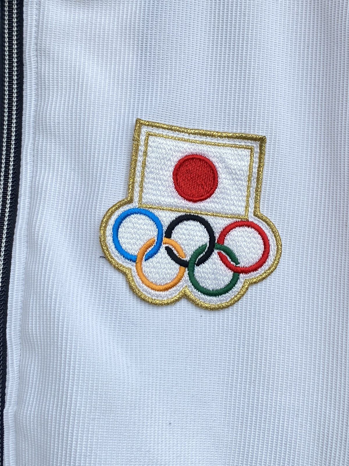 Japanese Brand Vintage Olympic Japan Sweater Zipper Tracktop Size US L / EU 52-54 / 3 - 3 Thumbnail