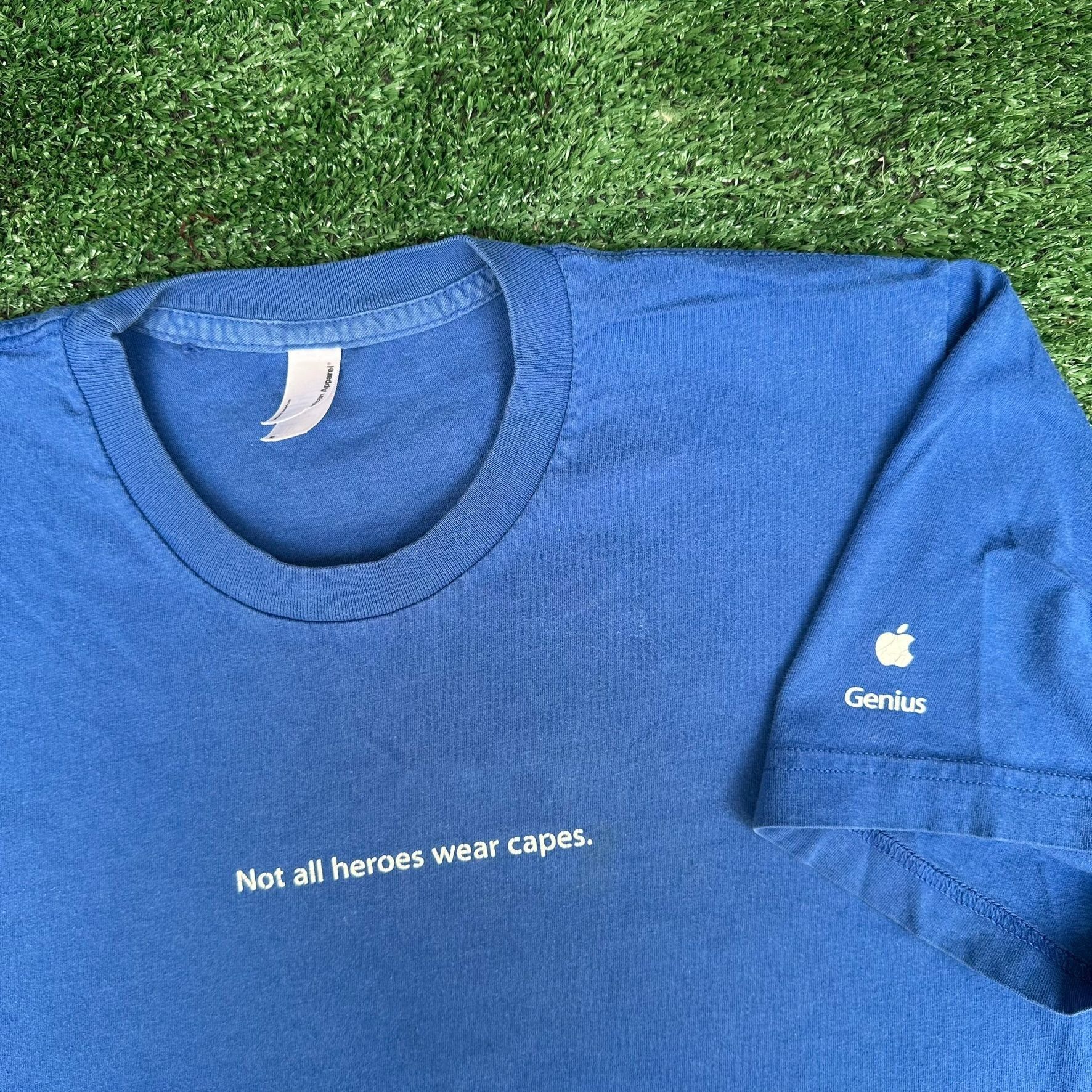 Apple Vintage Y2K Apple Store Genius Quote T-Shirt Blue S Not All Size US S / EU 44-46 / 1 - 2 Thumbnail