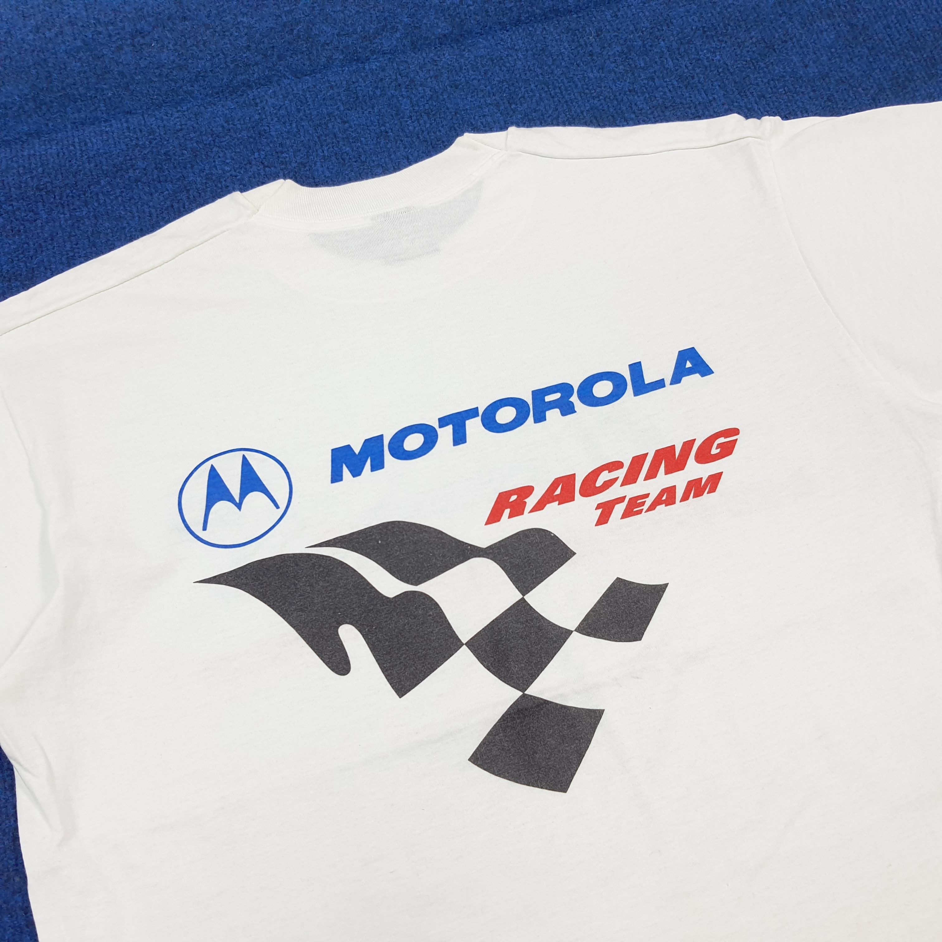 Fruit Of The Loom Vintage Motorola Racing Team Formula 1 Tshirt C299N4 Size US L / EU 52-54 / 3 - 4 Thumbnail