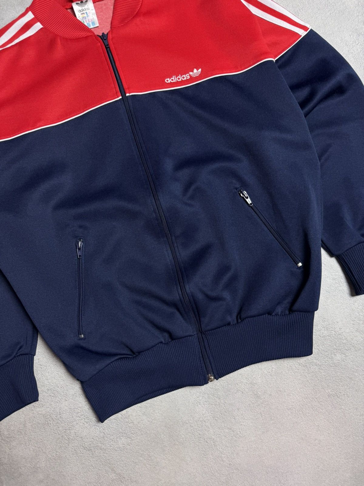 Adidas 1990s Adidas Vintage Template Football Soccer Track Jacket Size US M / EU 48-50 / 2 - 4 Thumbnail